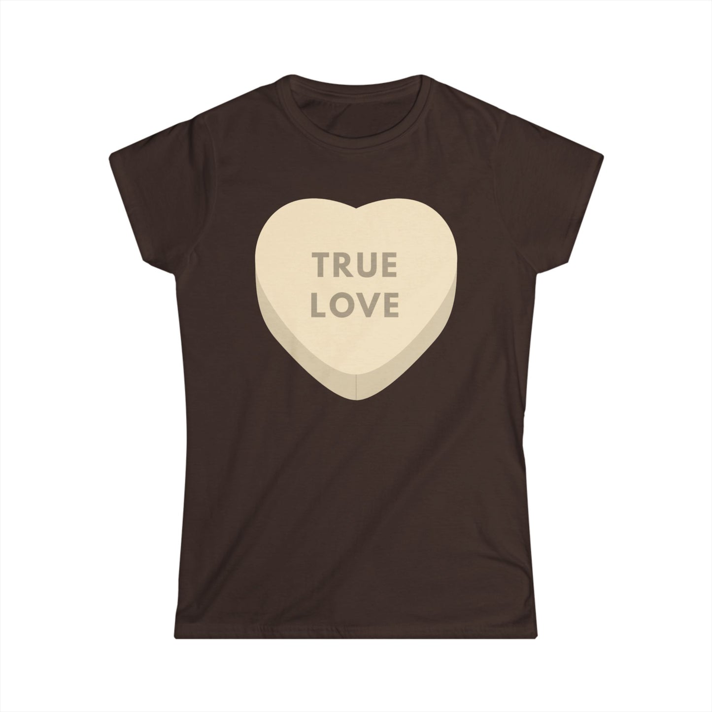 Copy of Valentine's Day Women's Softstyle Tee - 'True Love' Heart T-Shirt