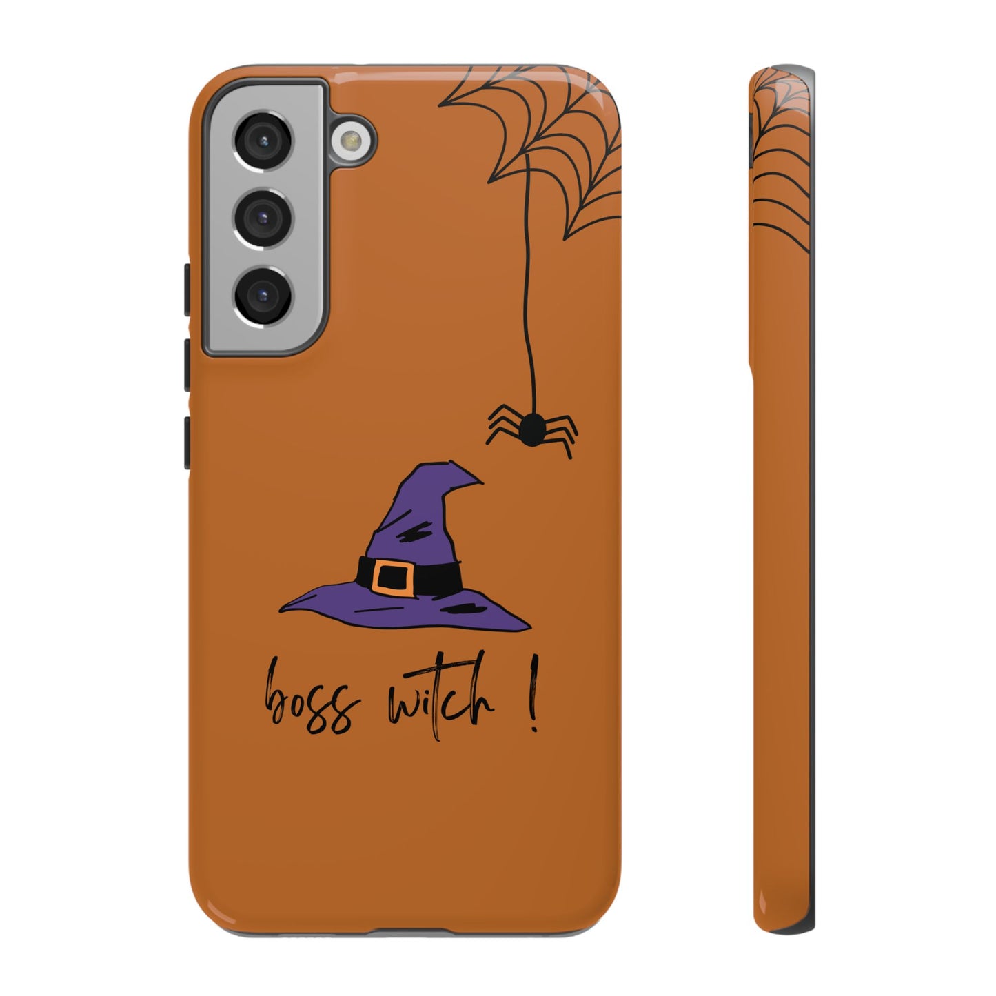Halloween Phone Case, Boss Witch Phone Cover, Spooky Witch Design, Phone Accessory, Gift for Her, Autumn Decor, Witchy Aesthetic