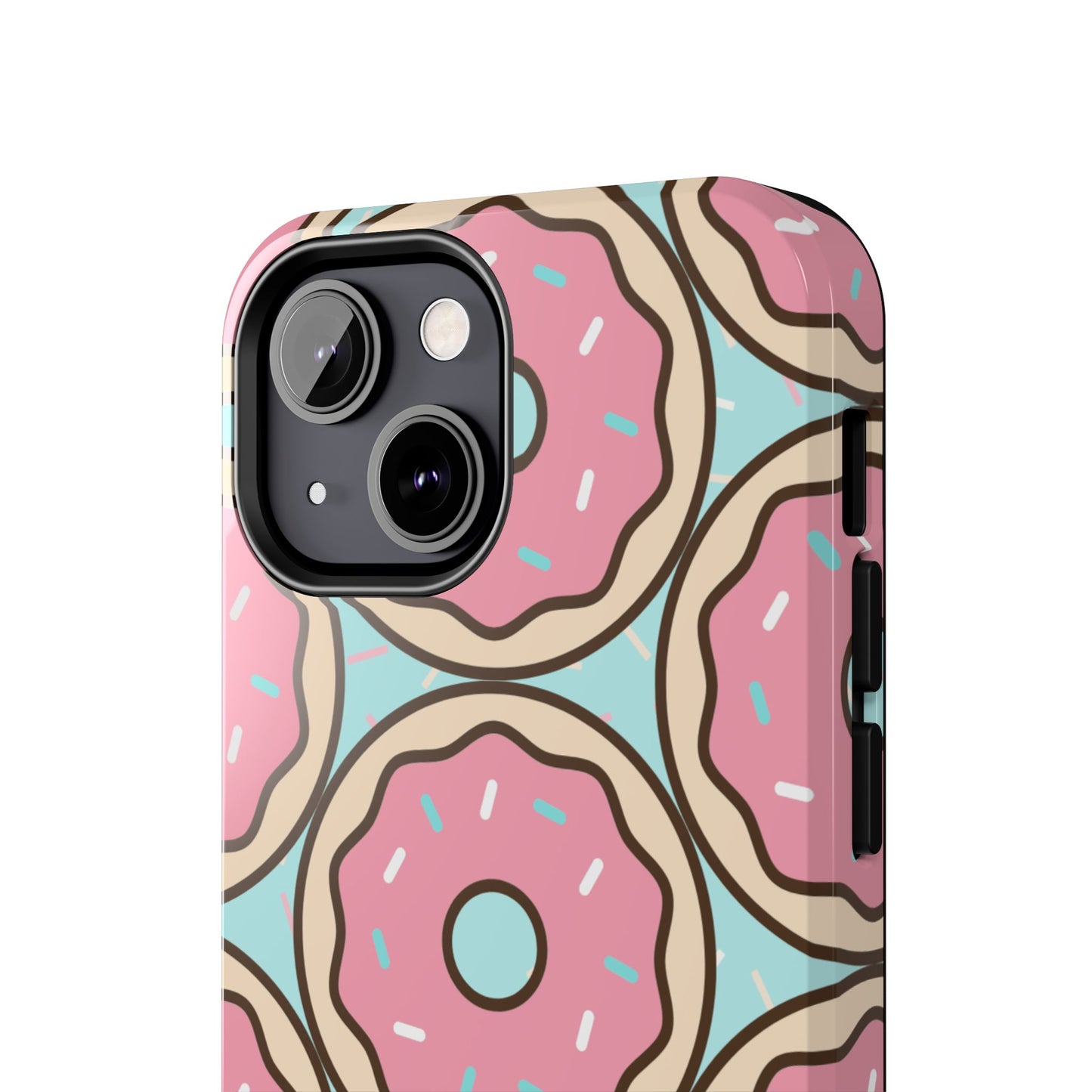 Cute Donut Pattern Tough Phone Case