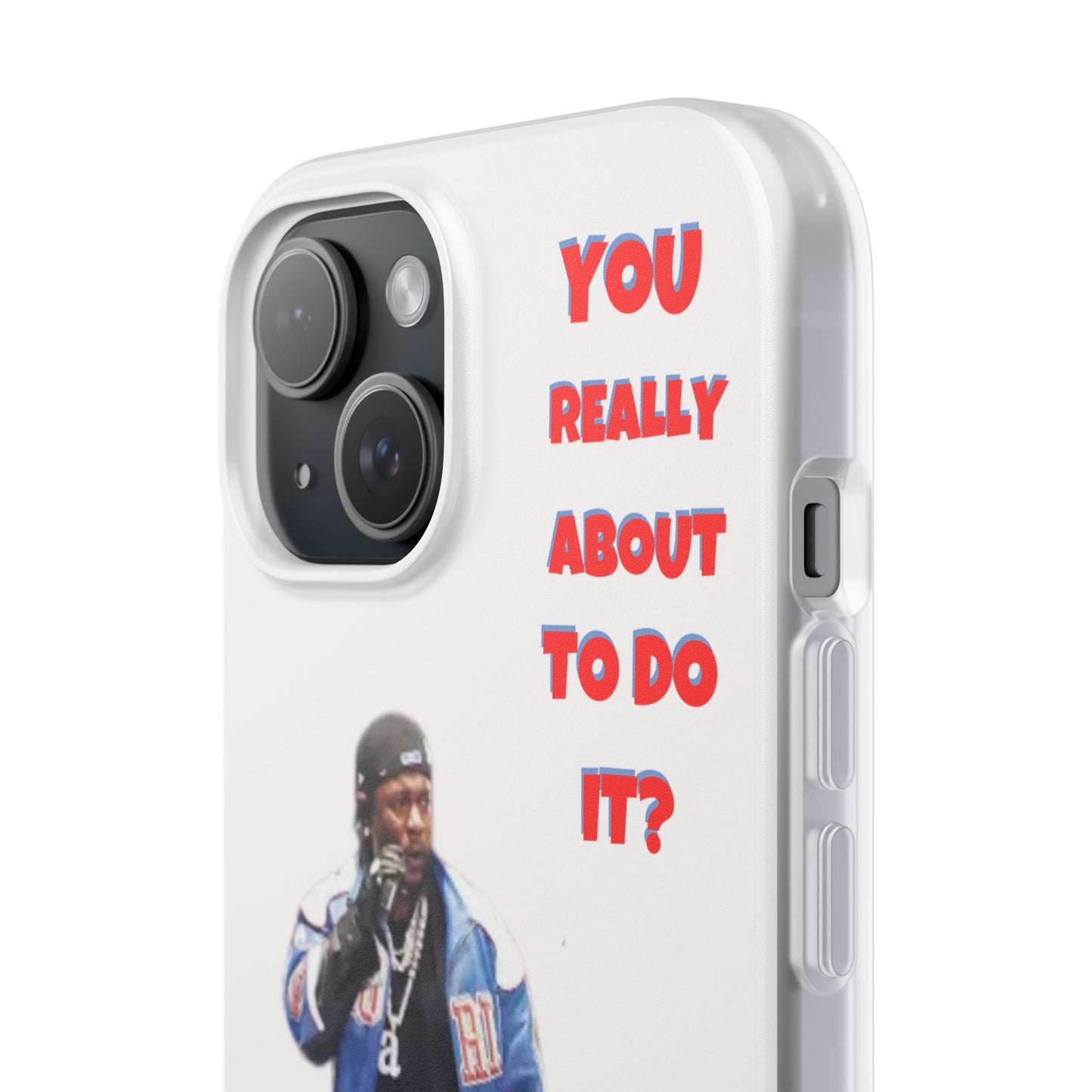 kendrick Lamar Cool Quote Flexi Phone Case - "You Really About To Do It?"