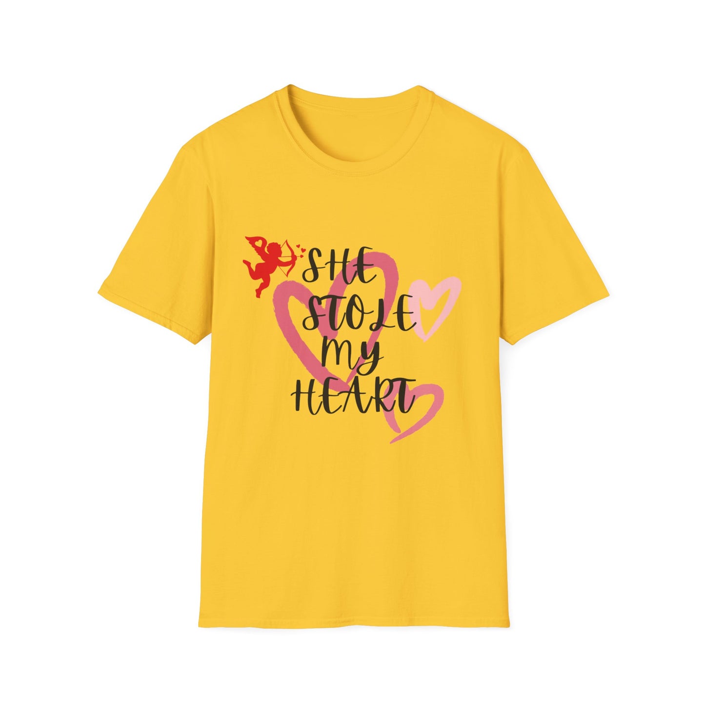 SHe Stole My Heart Unisex T-Shirt - Cute Valentine’s Day Couple Shift
