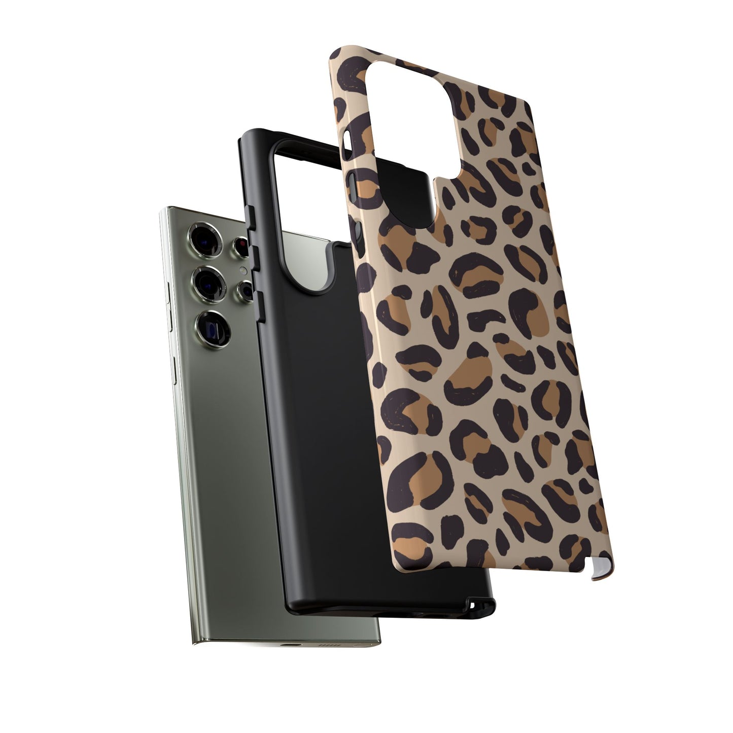 Leopard Print Tough Phone Case for Samsung