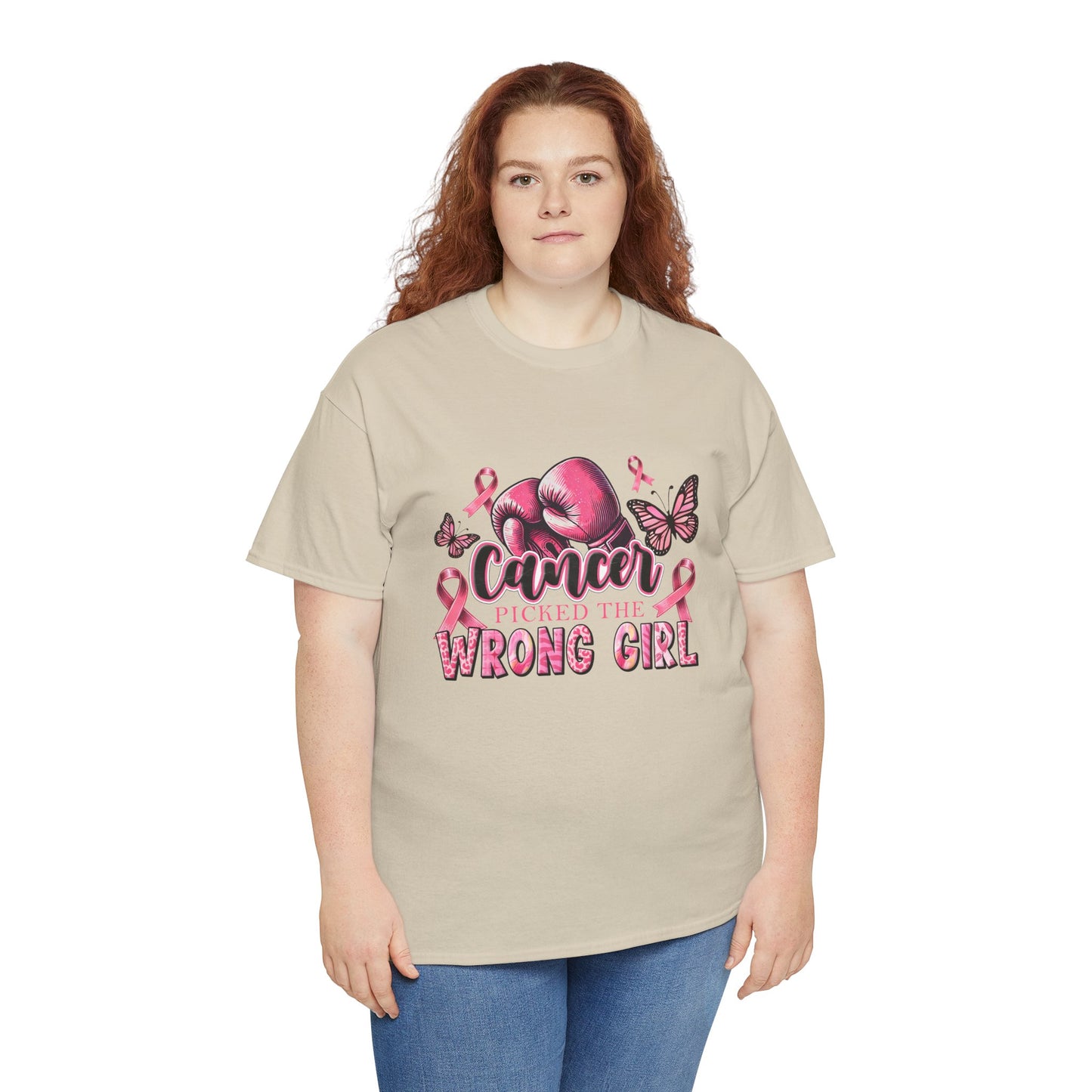 Cancer Awareness Tee - Picked the Wrong Girl Unisex Cotton Shirt