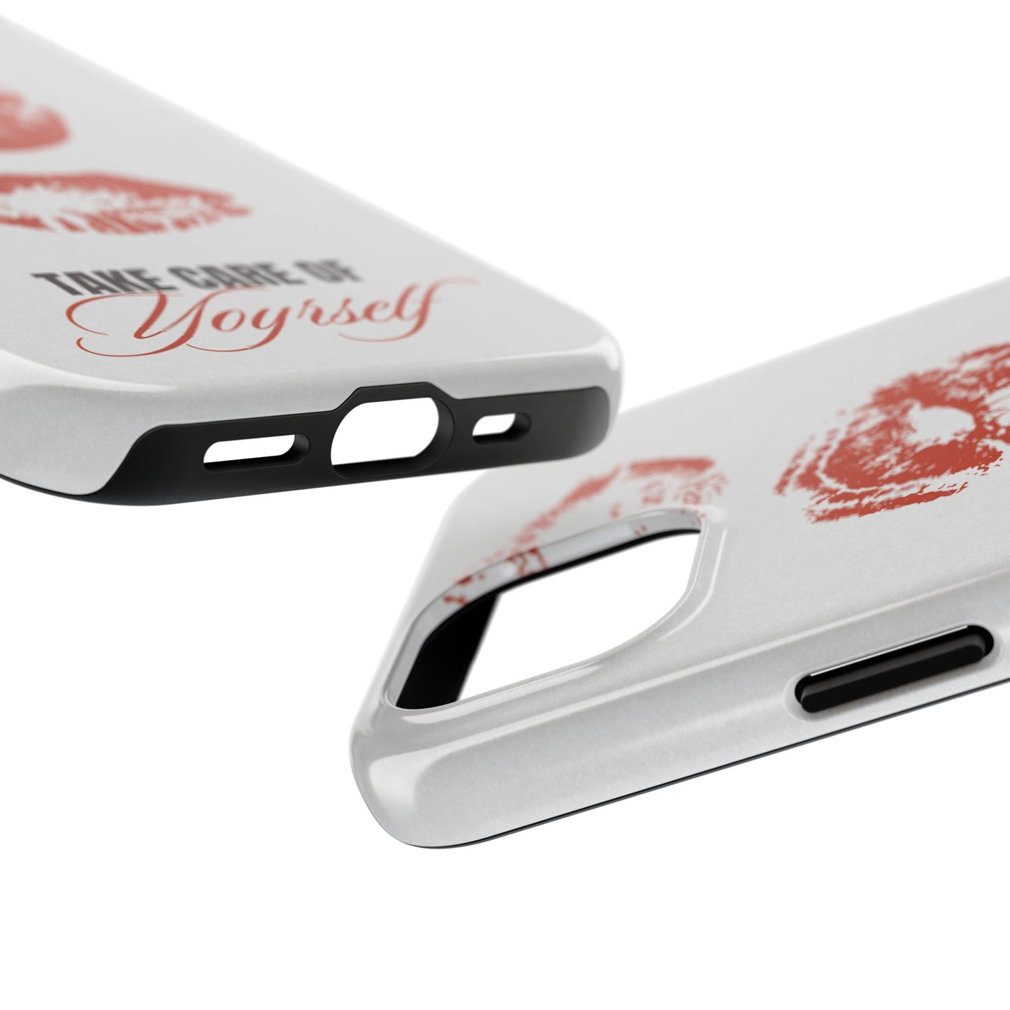 Kiss Print, Chic. Tough Phone Case