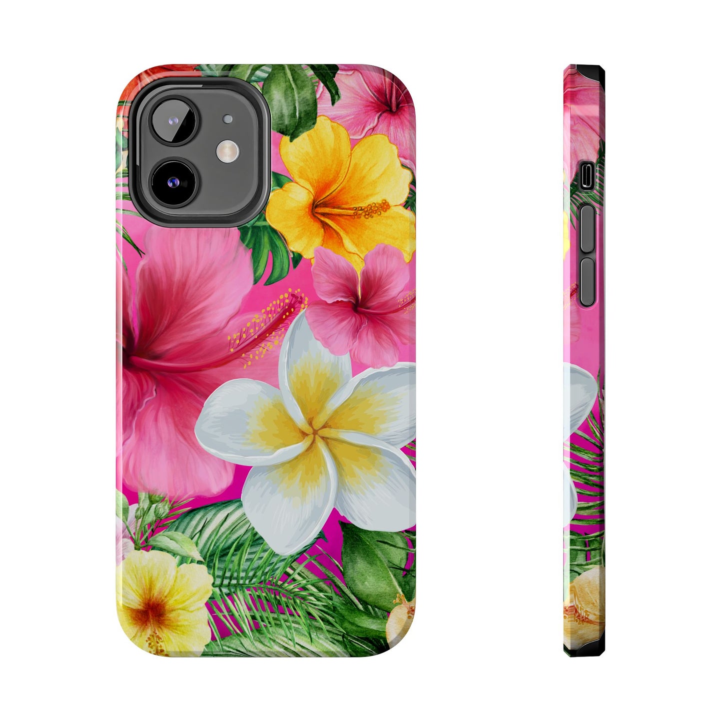 Tropical Floral Phone Case - Tough, Durable, Chic Protection, Summer Vibes, Gift for Her