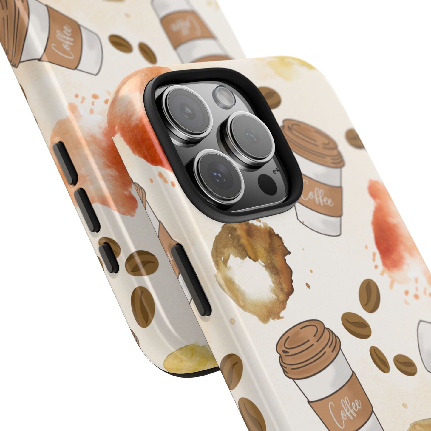 Cute, Trendy, Coffee Lover, Barista Tough Phone Cases for Iphone