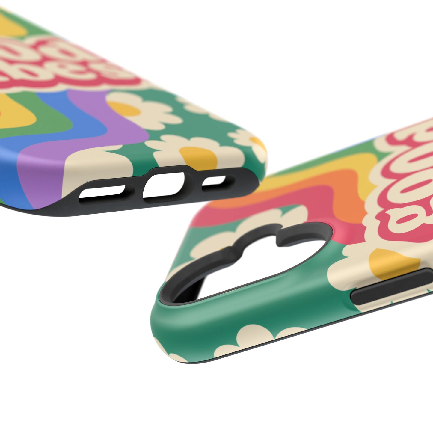Good Vibes MAGNETIC Tough Phone Cases, Colorful, Cheerful Phone Protection, Gifts for Friends