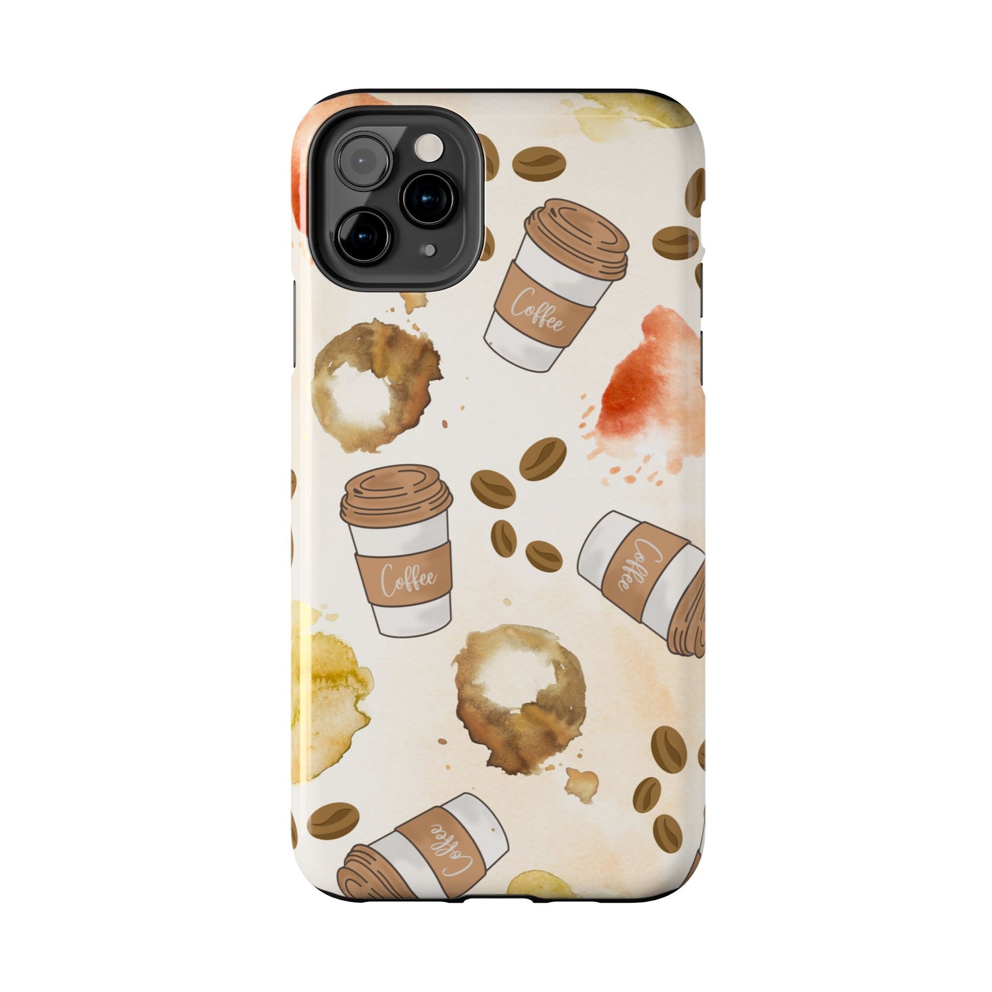 Cute, Trendy, Coffee Lover, Barista Tough Phone Cases for Iphone