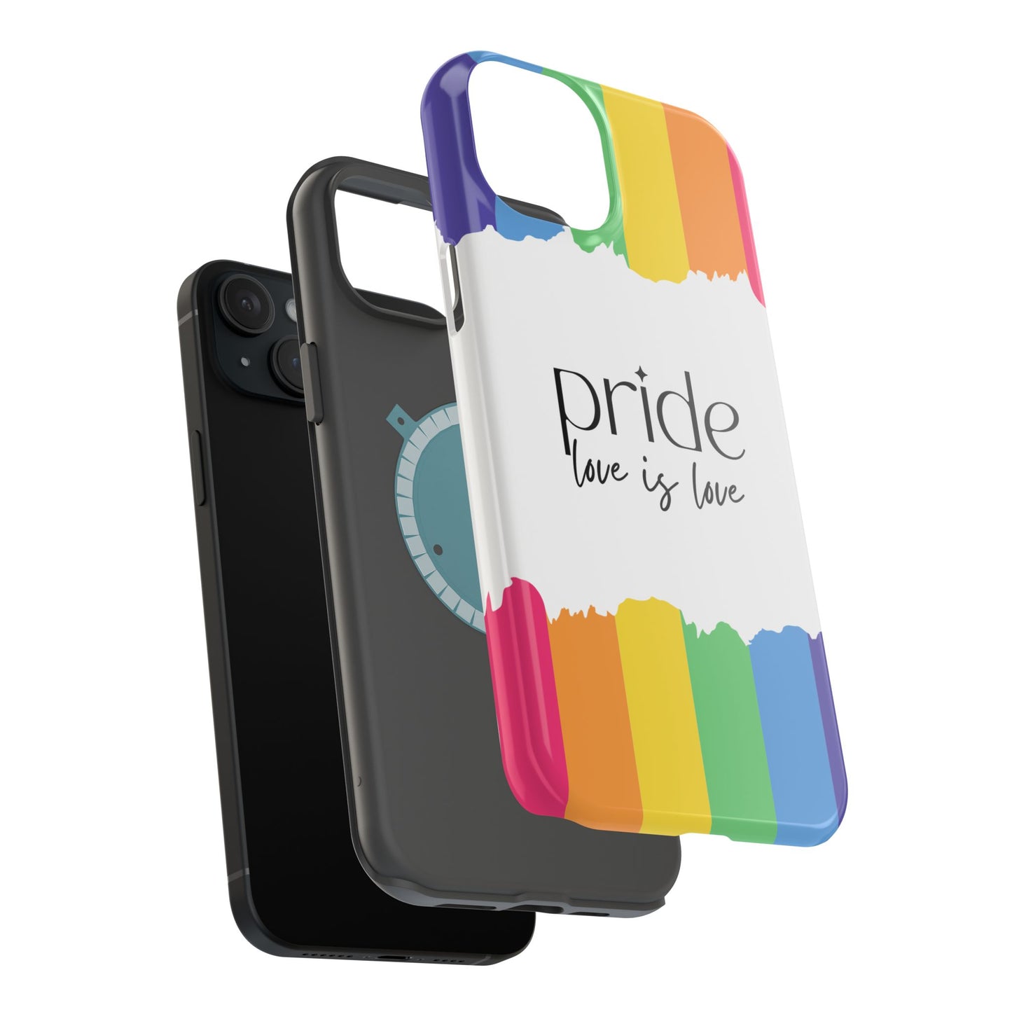 Pride - Love is Love, LGBTQ+, Rainbow Tough Phone Case