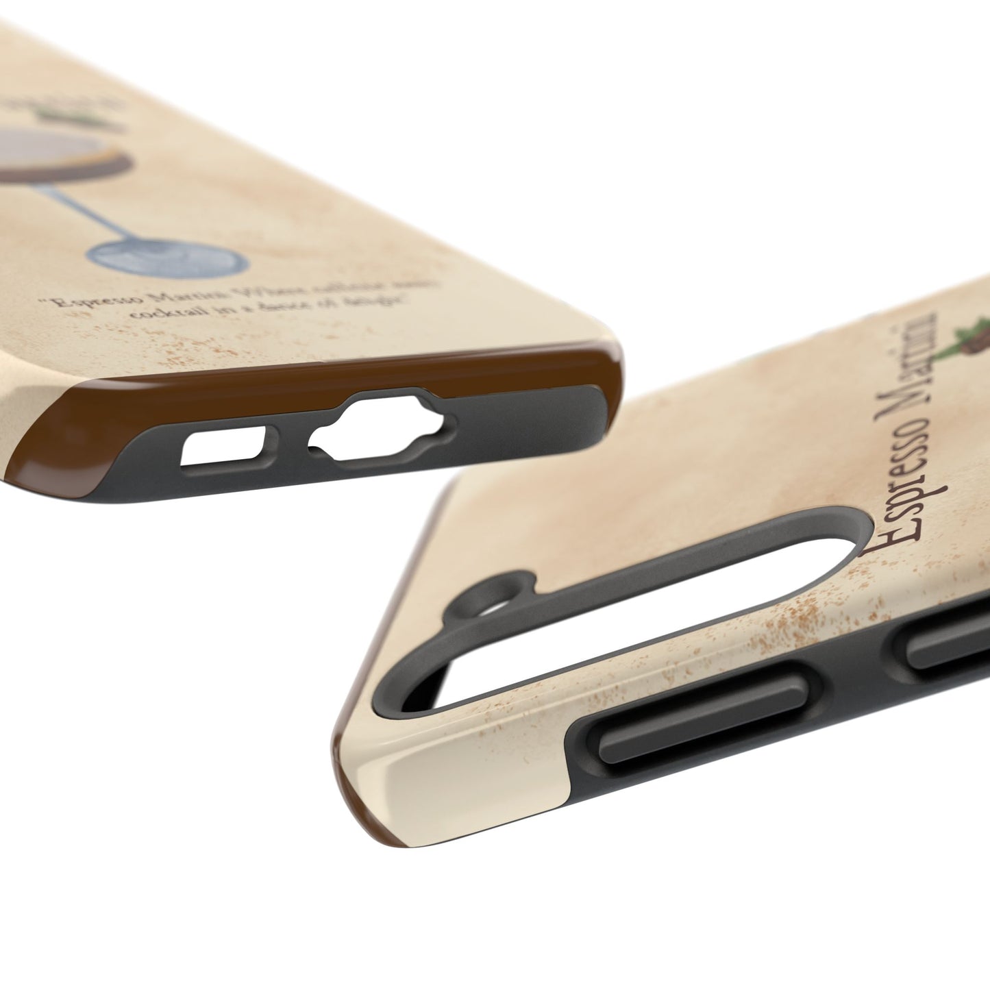 Espresso Martini Tough Phone Cases | Stylish Drink Design | Unique Gift for Cocktail Lovers | Perfect for Any Occasion