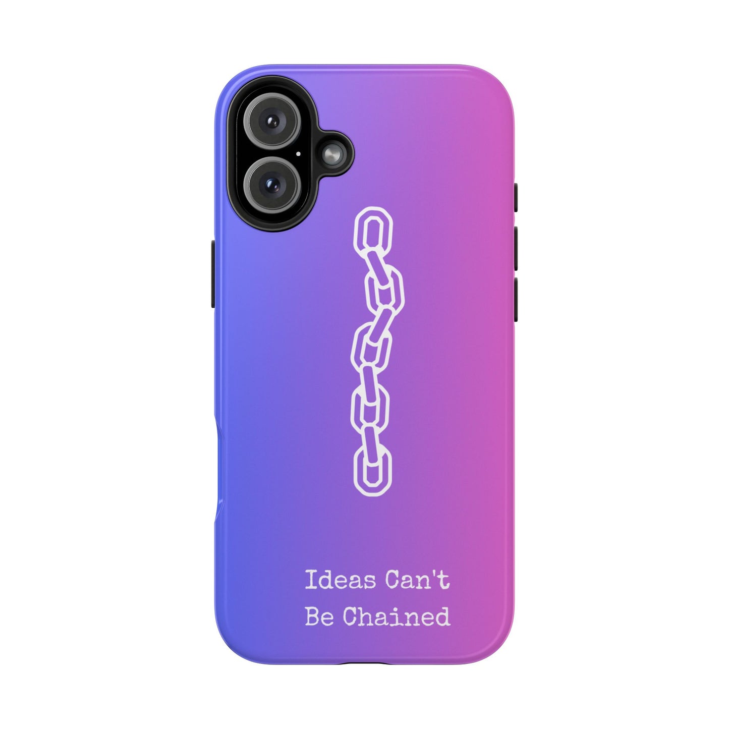 Inspirational, Motivational - Ideas Can't Be Chained Phone Cases