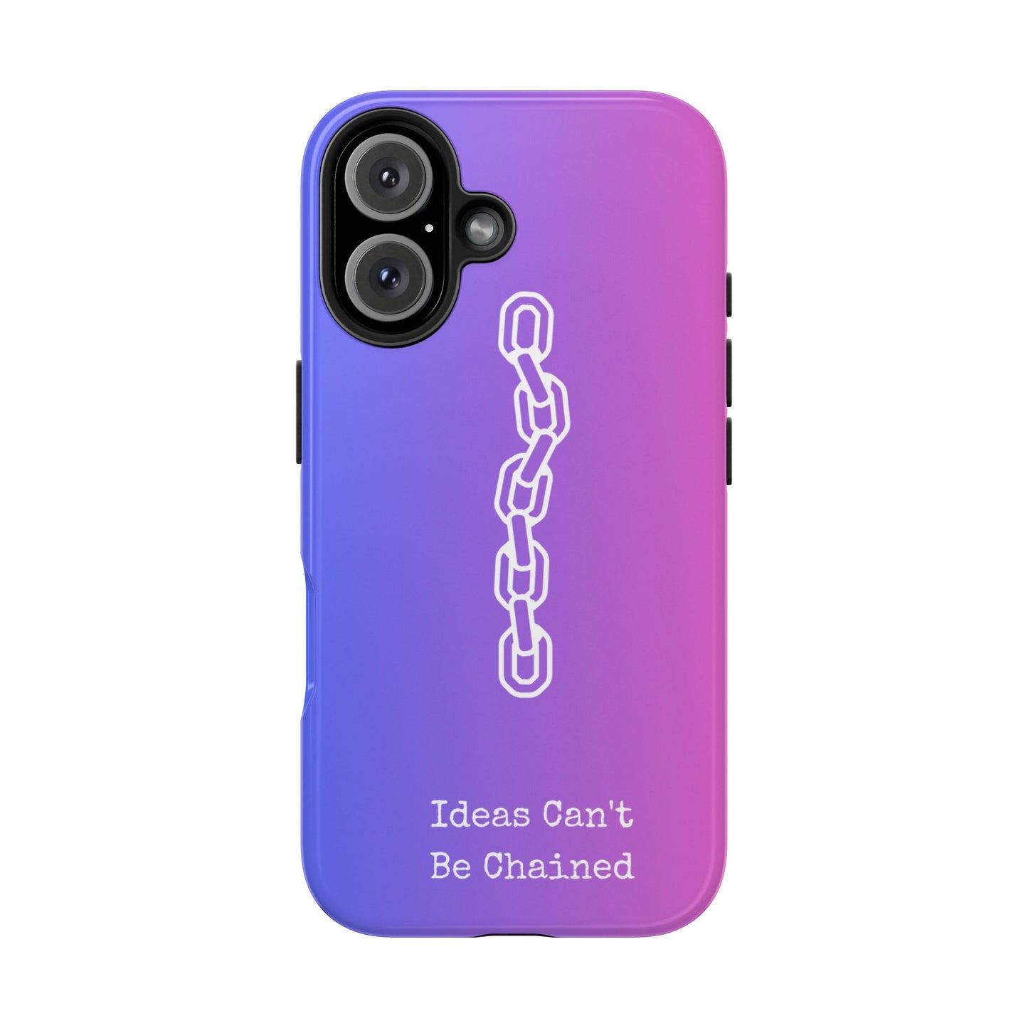 Inspirational, Motivational - Ideas Can't Be Chained Phone Cases