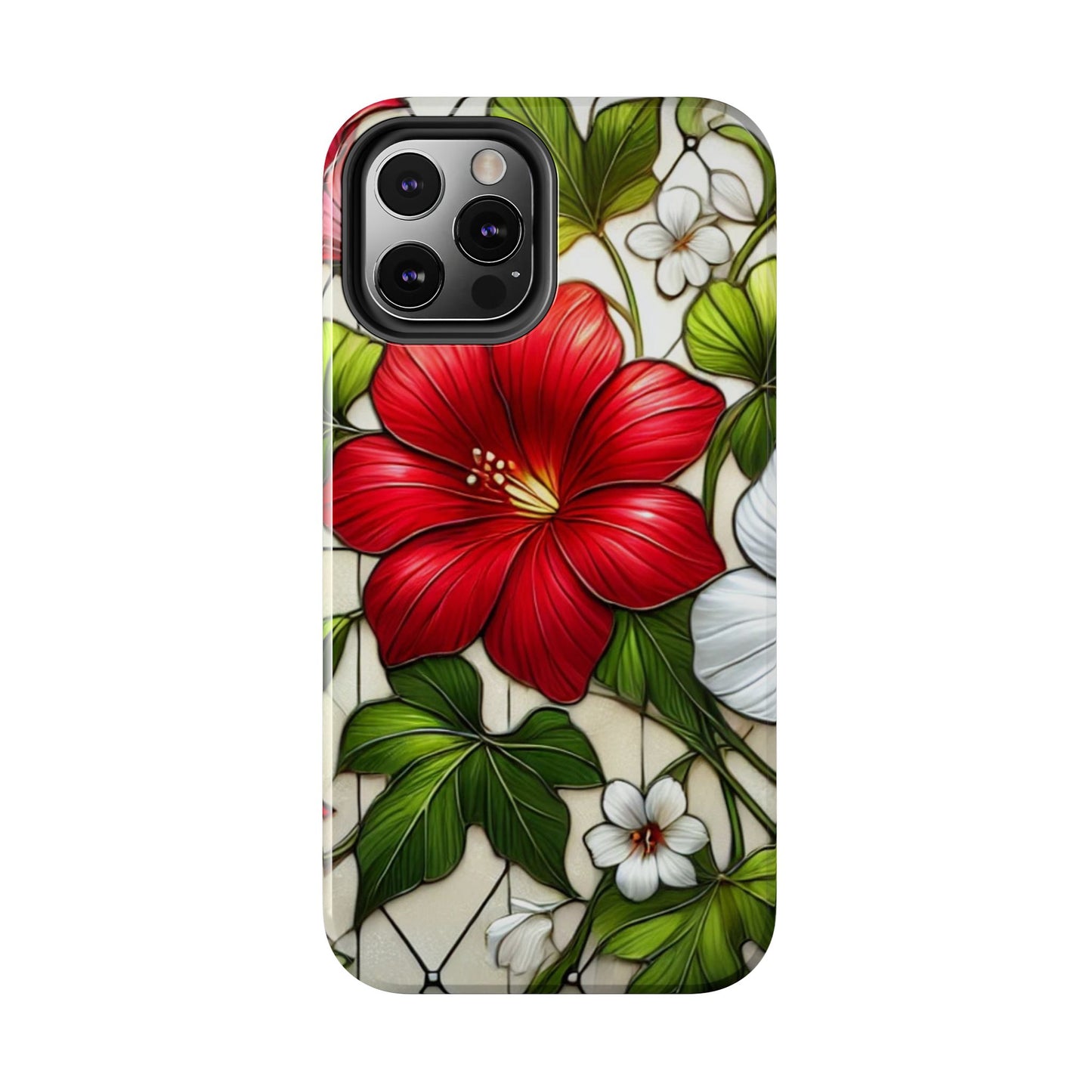 Tough Phone Case with Vibrant Floral Design - Perfect Gift for Nature Lovers