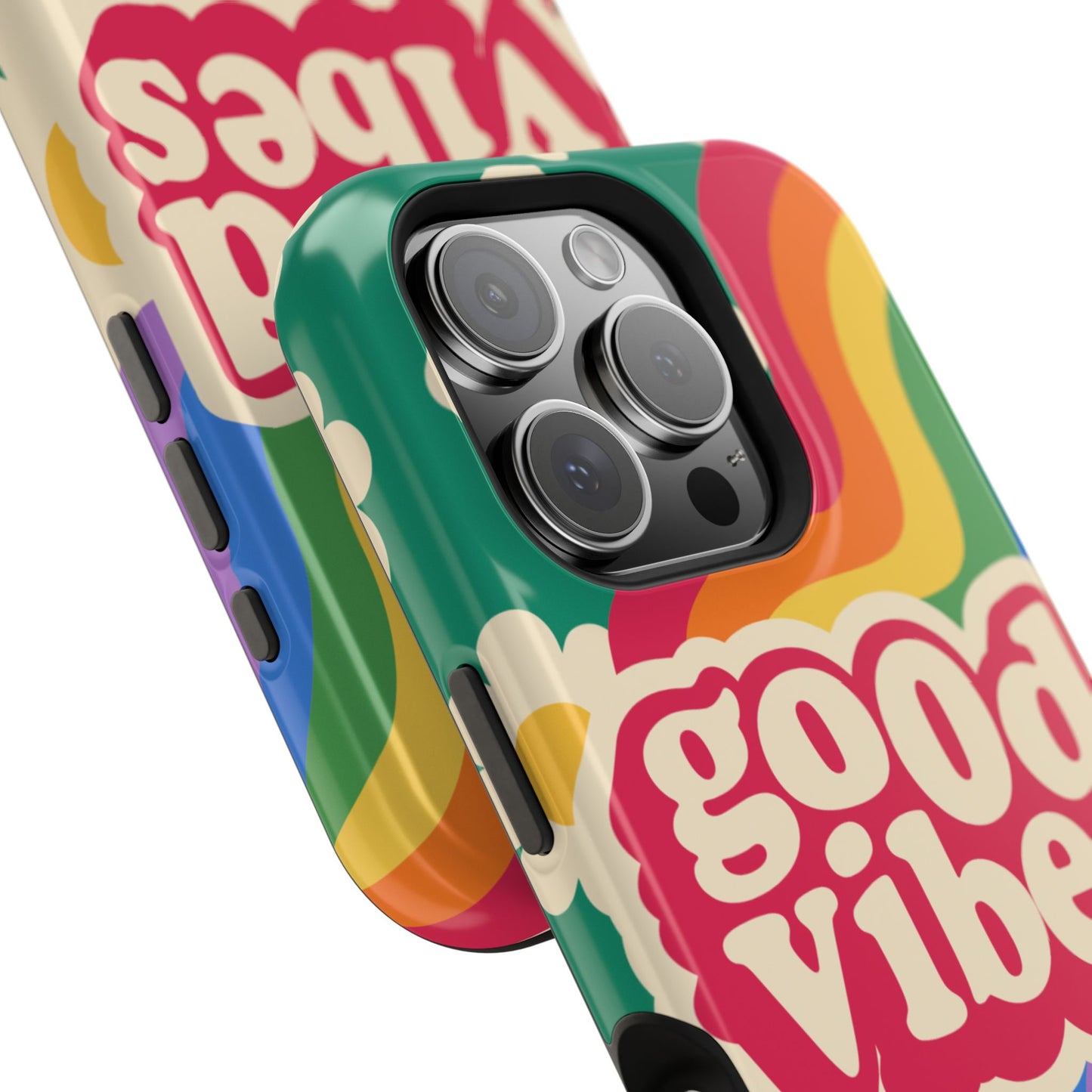 Good Vibes MAGNETIC Tough Phone Cases, Colorful, Cheerful Phone Protection, Gifts for Friends