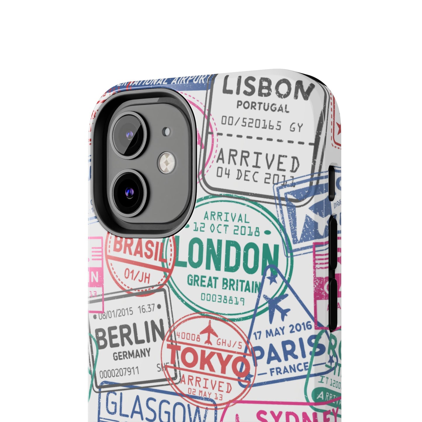Travel-Inspired, Passport, Travelers, Adventure Stamp, Unique Phone Case
