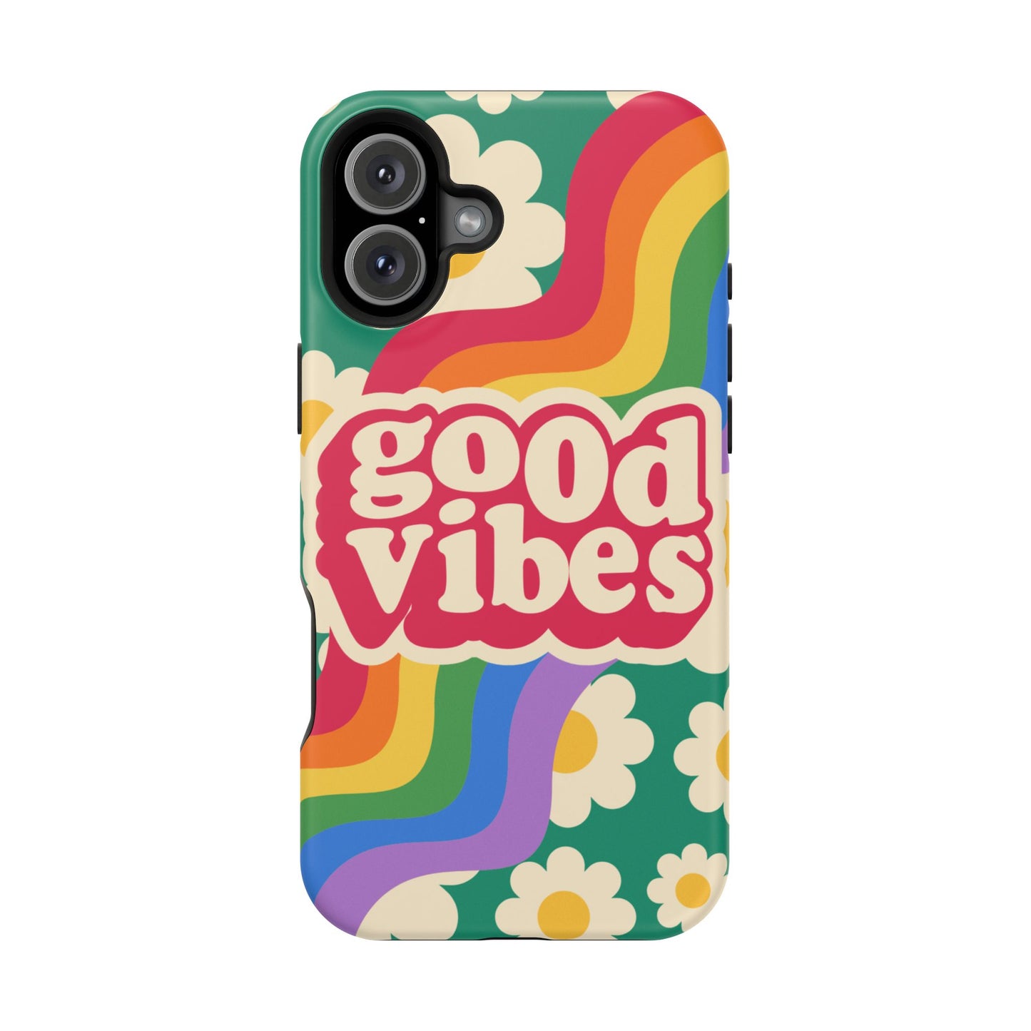 Good Vibes MAGNETIC Tough Phone Cases, Colorful, Cheerful Phone Protection, Gifts for Friends