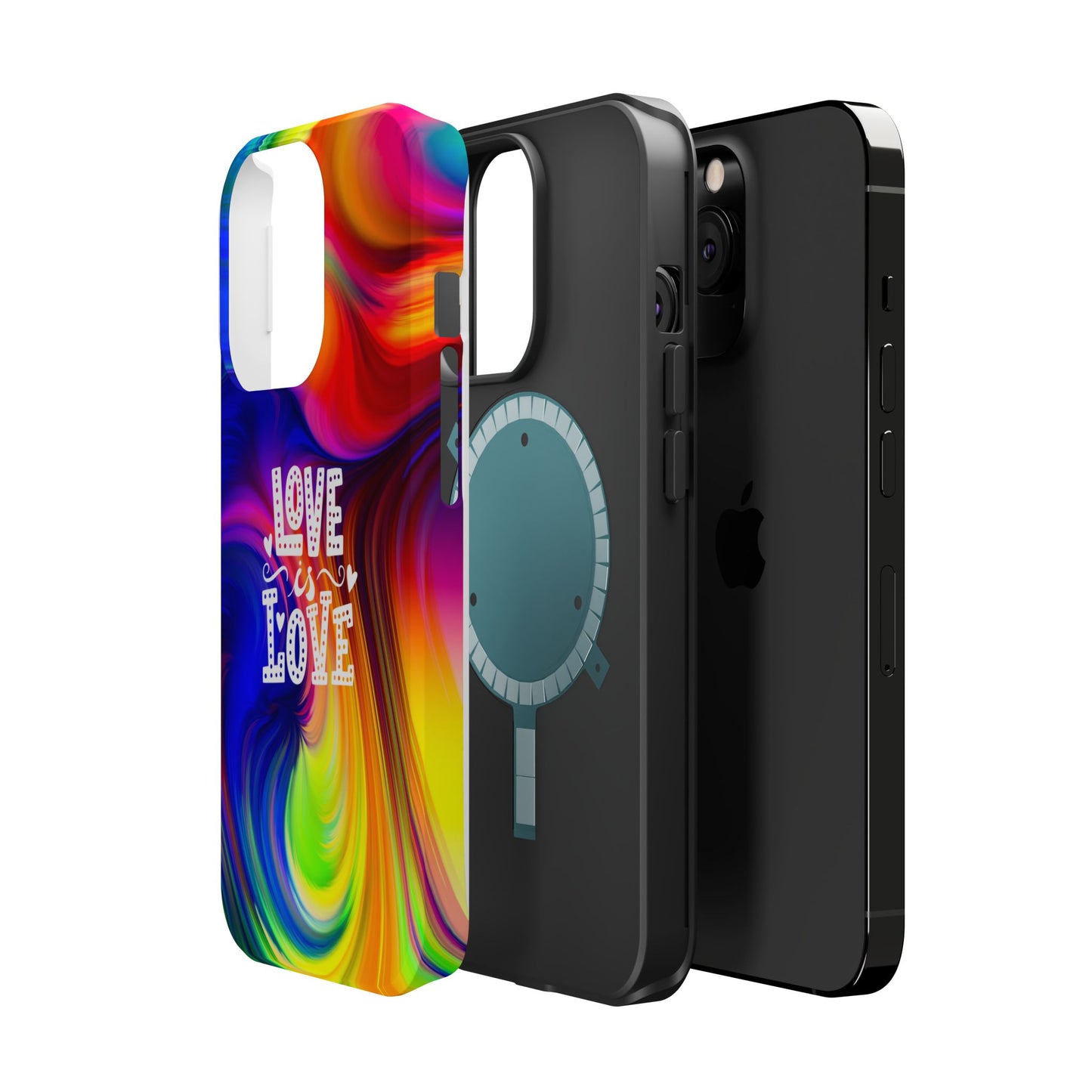 LOVE IS LOVE Colorful Love, Pride Tough Phone Case