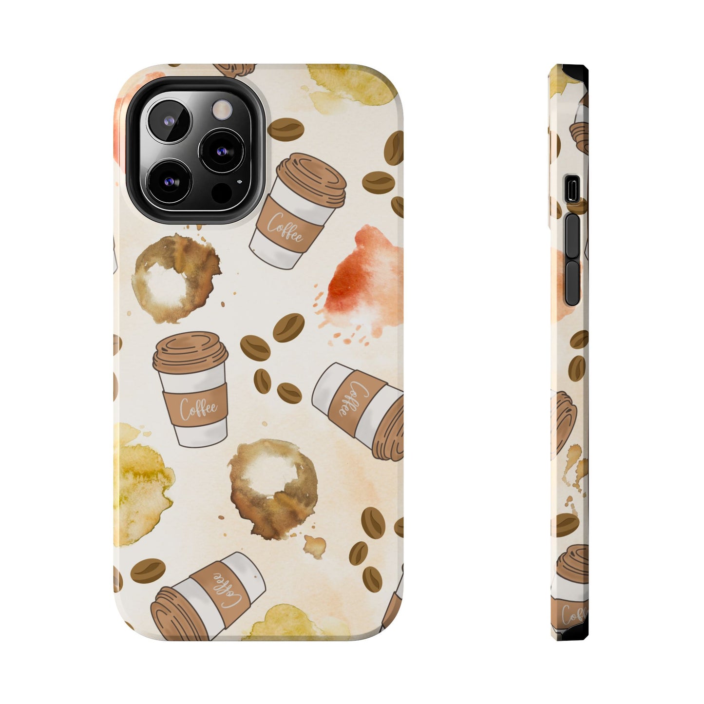 Cute, Trendy, Coffee Lover, Barista Tough Phone Cases for Iphone