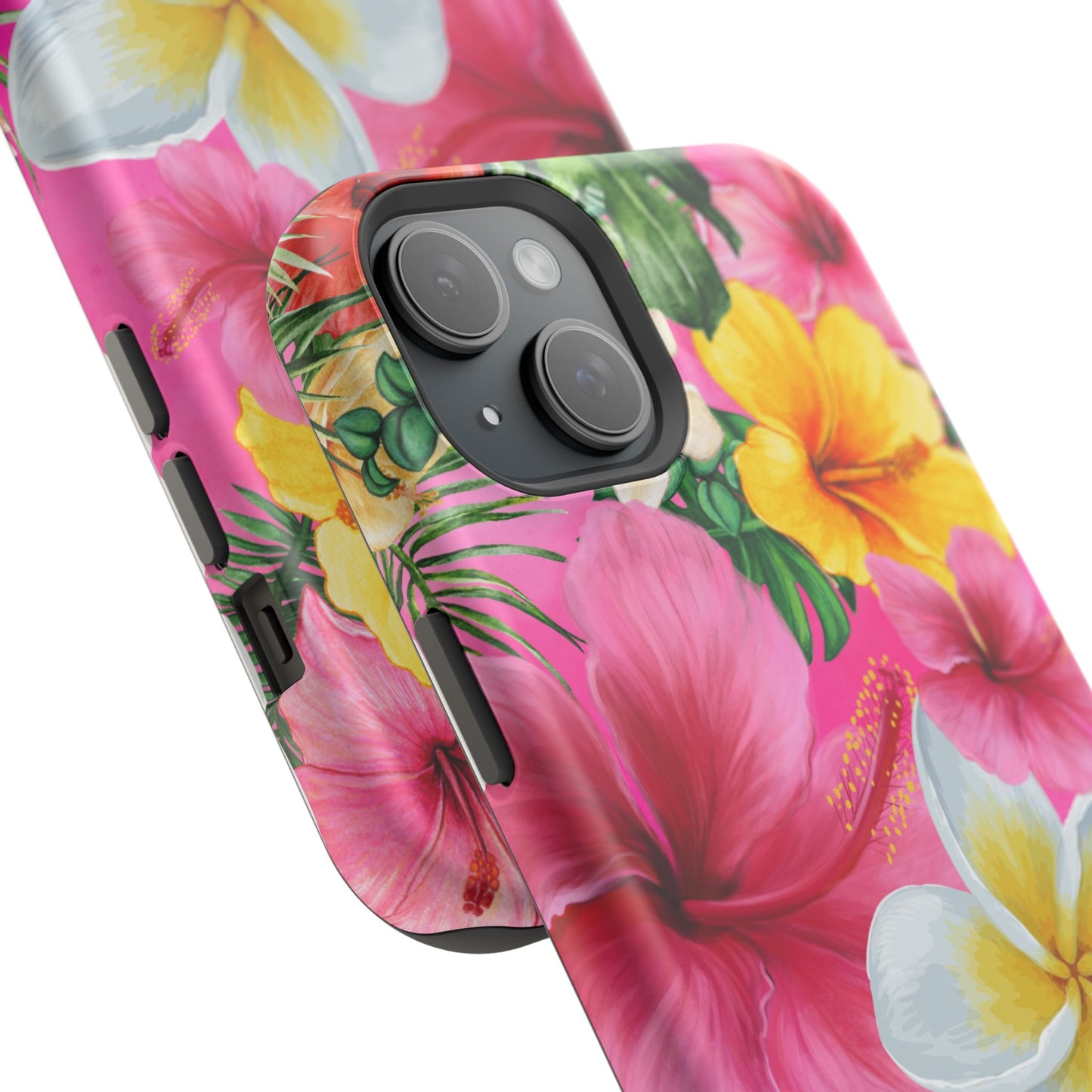 Tropical Floral MAGNETIC Phone Case - Tough, Durable, Chic Protection, Summer Vibes, Gift for Her