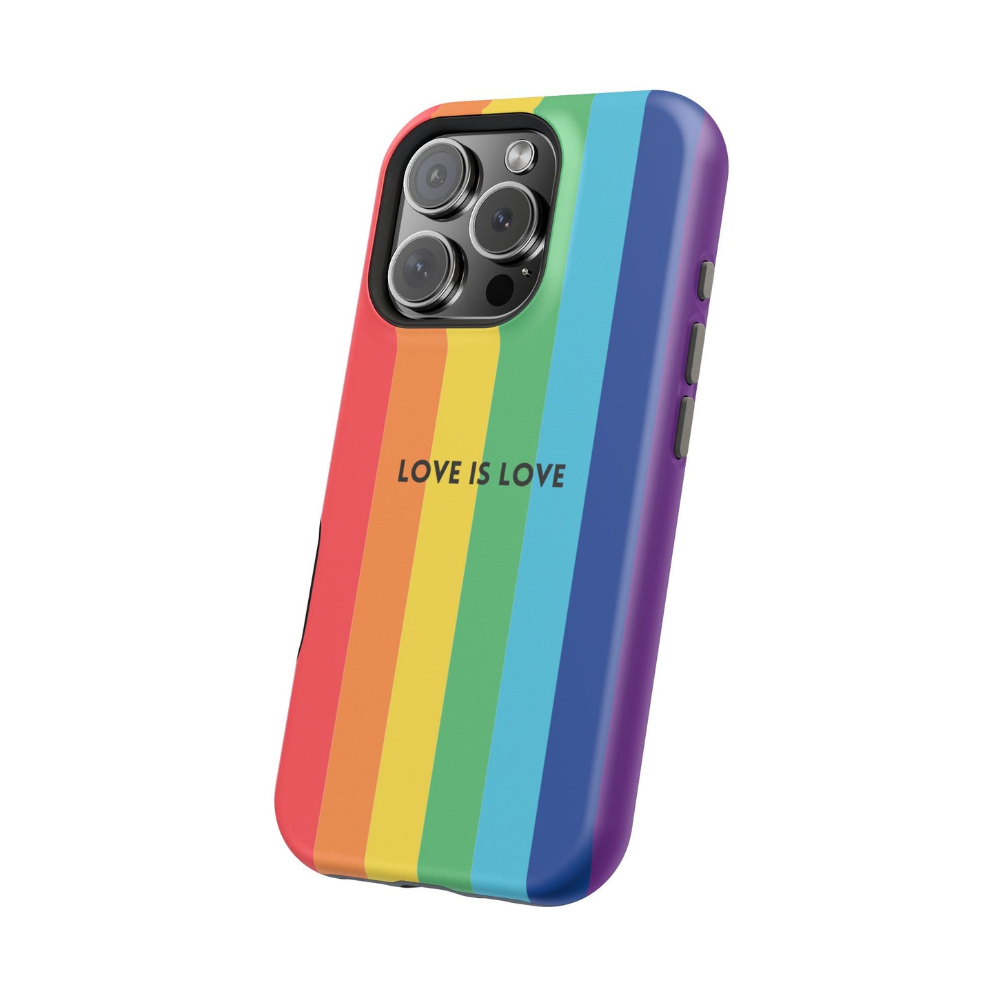 lOVE IS LOVE- Rainbow, LGBTQ+ Pride MAGNETIC Phone Case