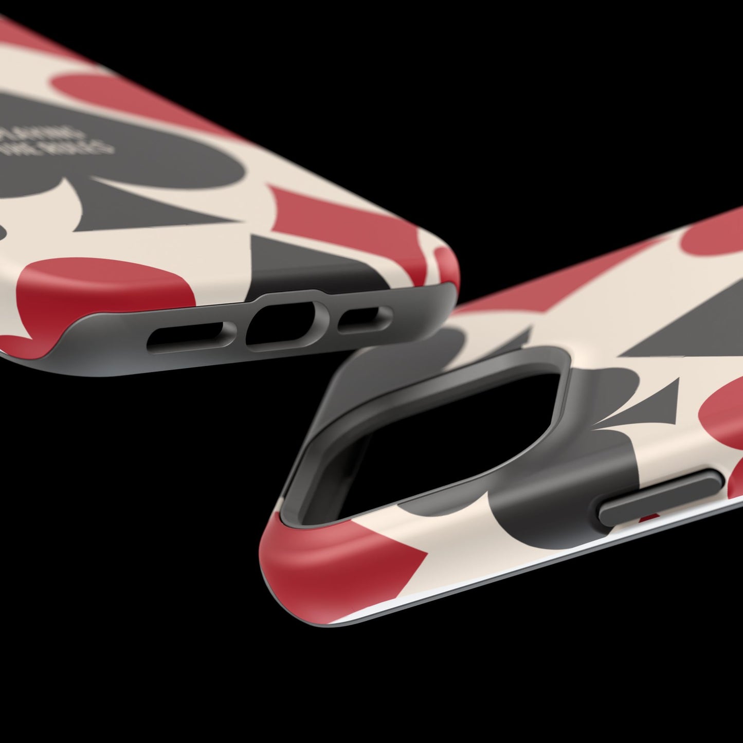 Bold Playing Card Tough Phone Case - Not Playing by the Rules for Iphone