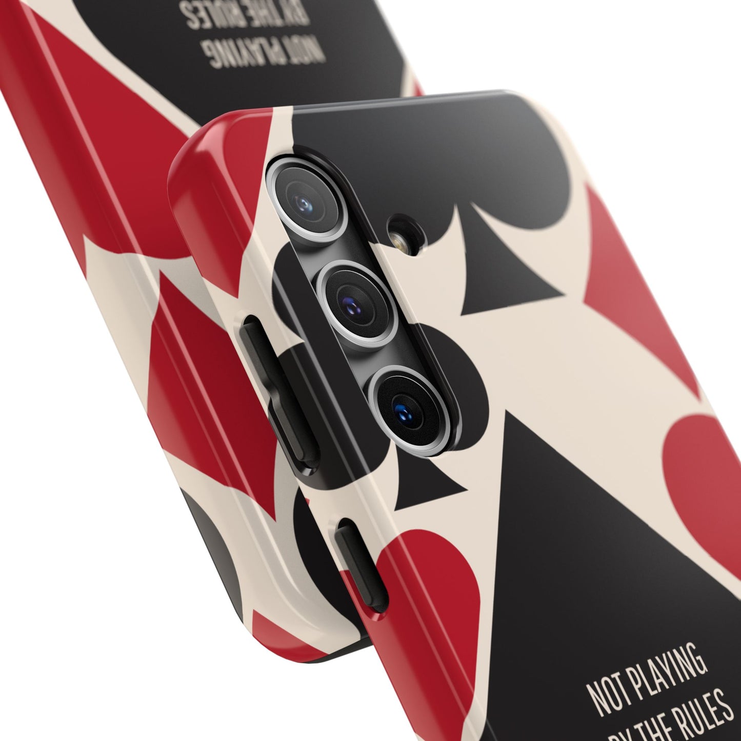Bold Playing Card Tough Phone Case - Not Playing by the Rules