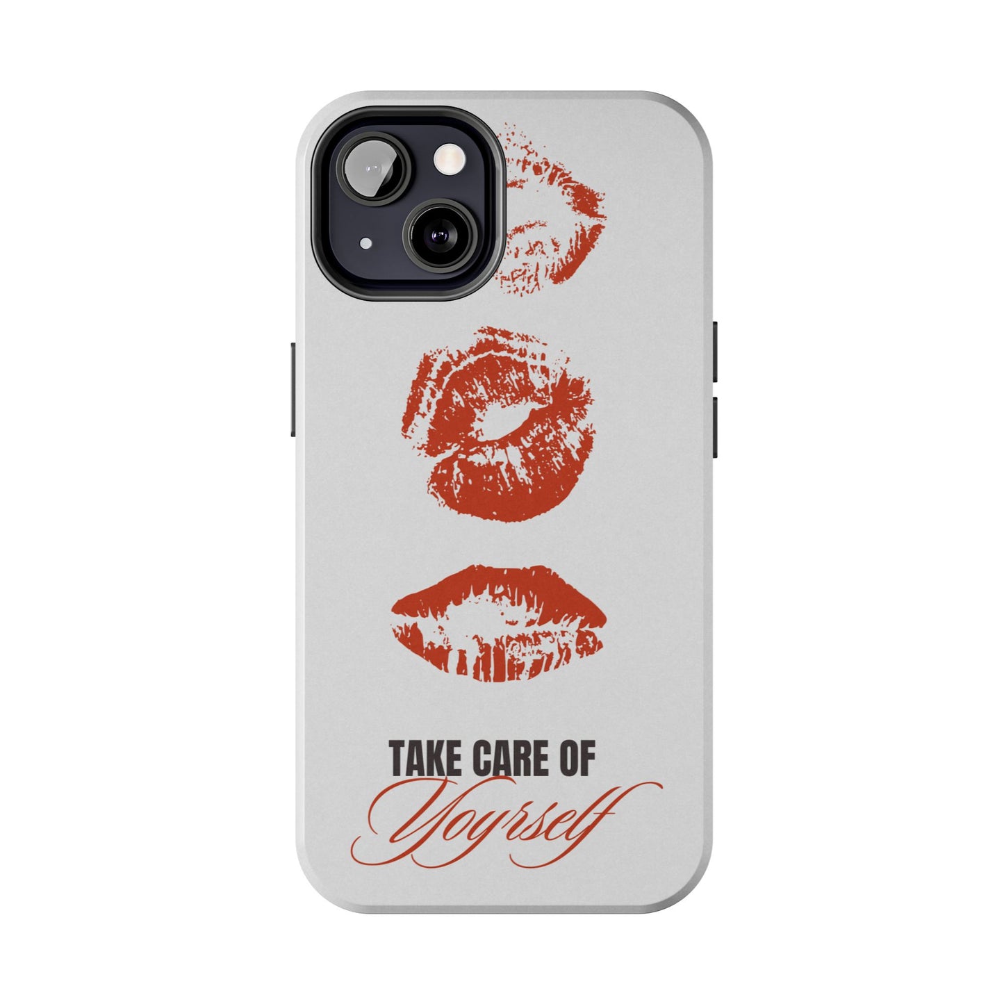 Kiss Print, Chic. Tough Phone Case