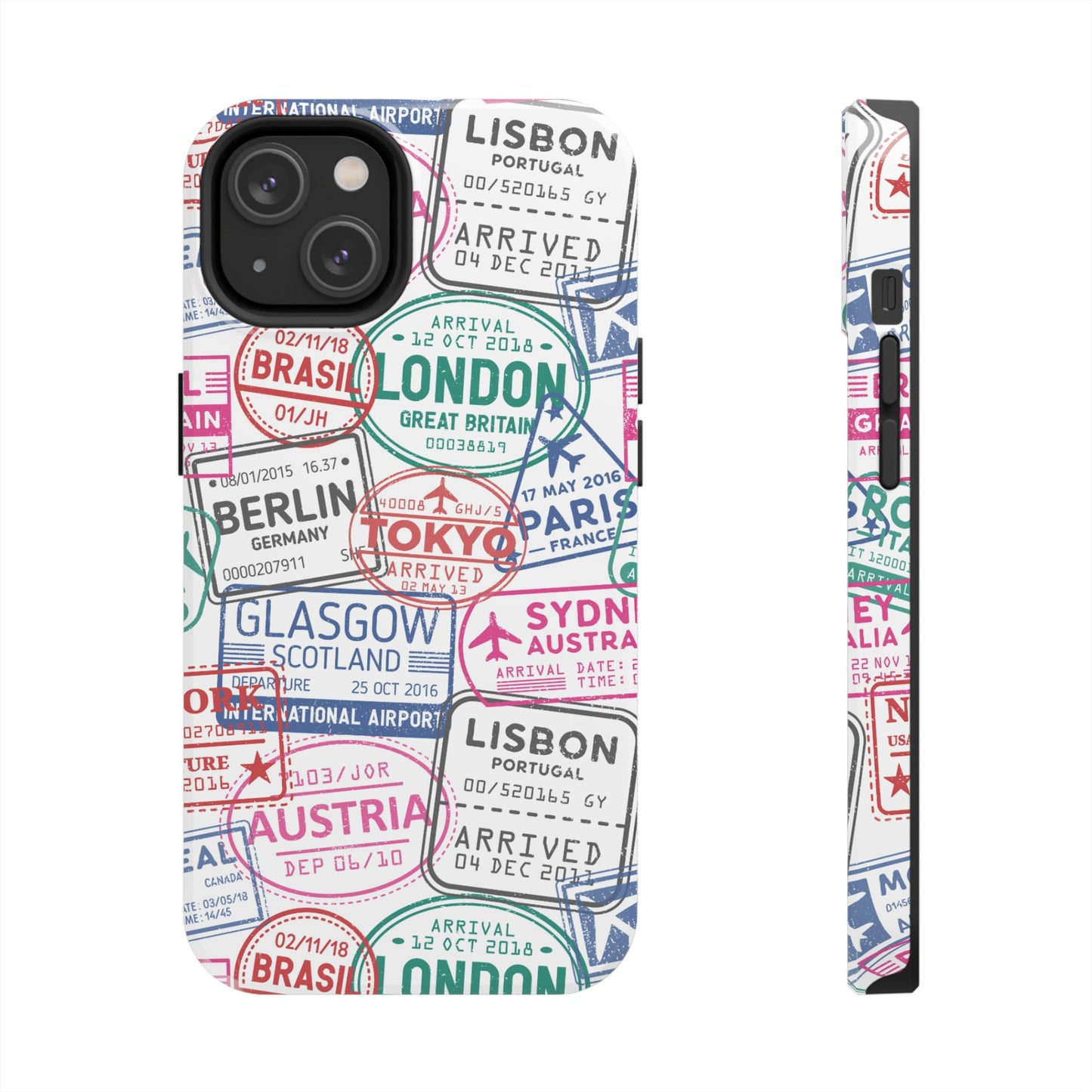 Travel-Inspired, Passport, Travelers, Adventure Stamp, Unique Phone Case