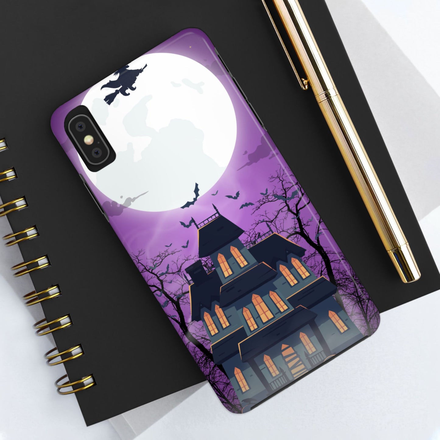 Halloween Haunted, Spooky House, Witchy Vibe Phone Case for Iphone
