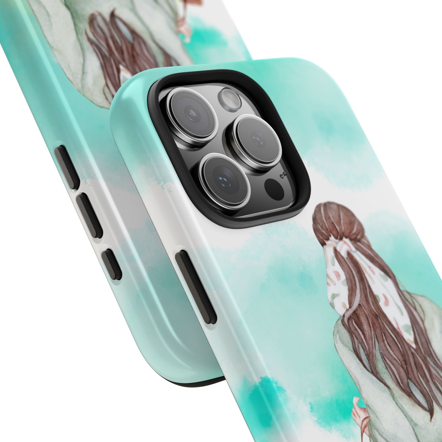 Whimsical Woman Tough Phone Case