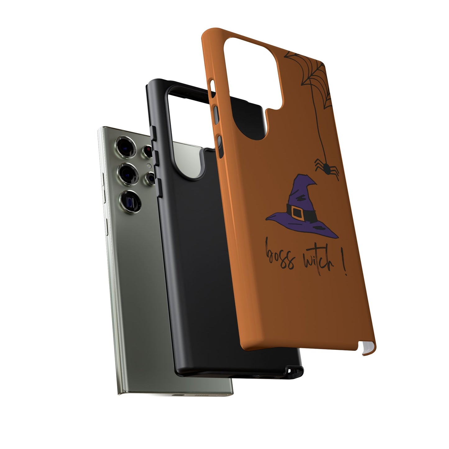 Halloween Phone Case, Boss Witch Phone Cover, Spooky Witch Design, Phone Accessory, Gift for Her, Autumn Decor, Witchy Aesthetic
