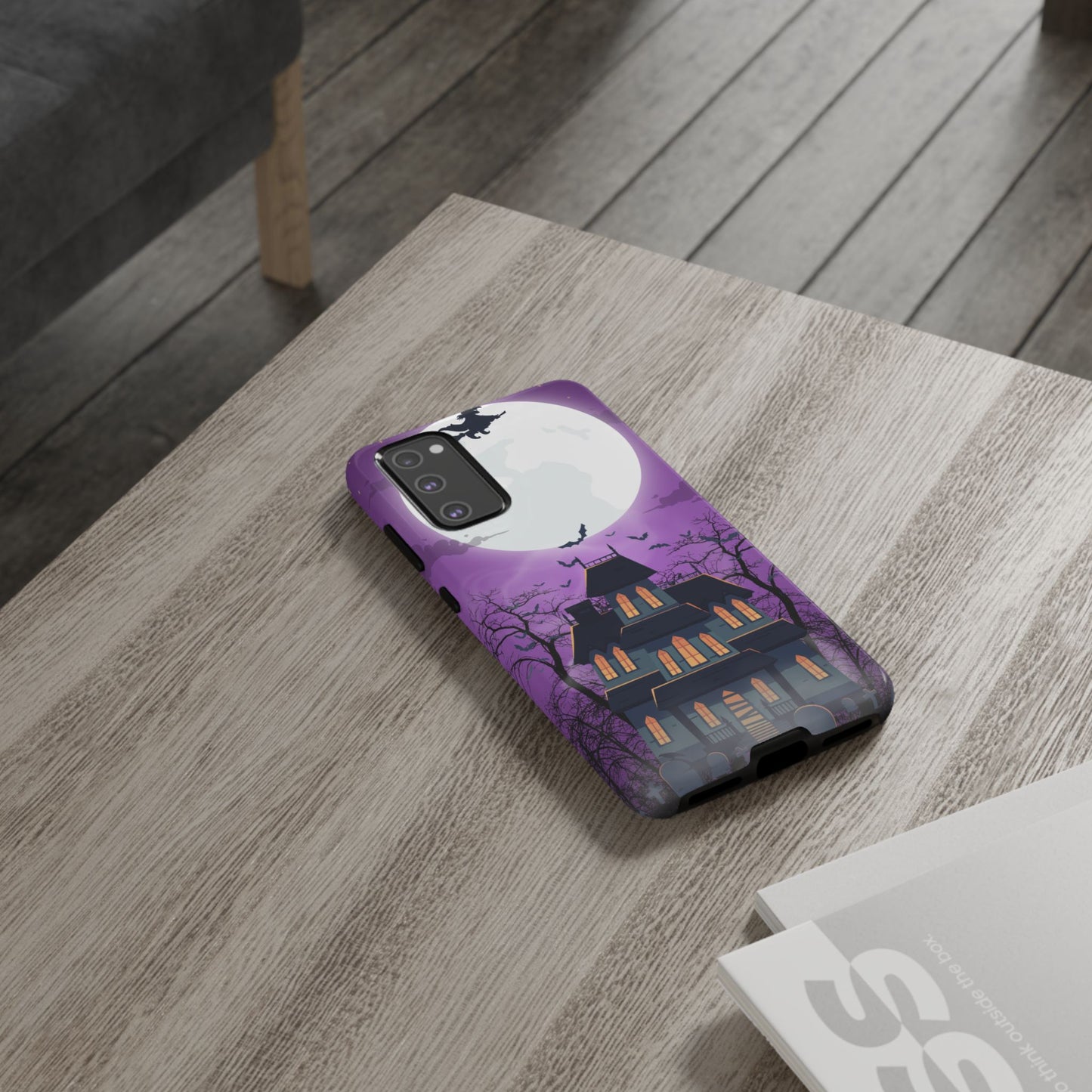 Halloween Haunted, Spooky House, Witchy Vibe Phone Case for Samsung