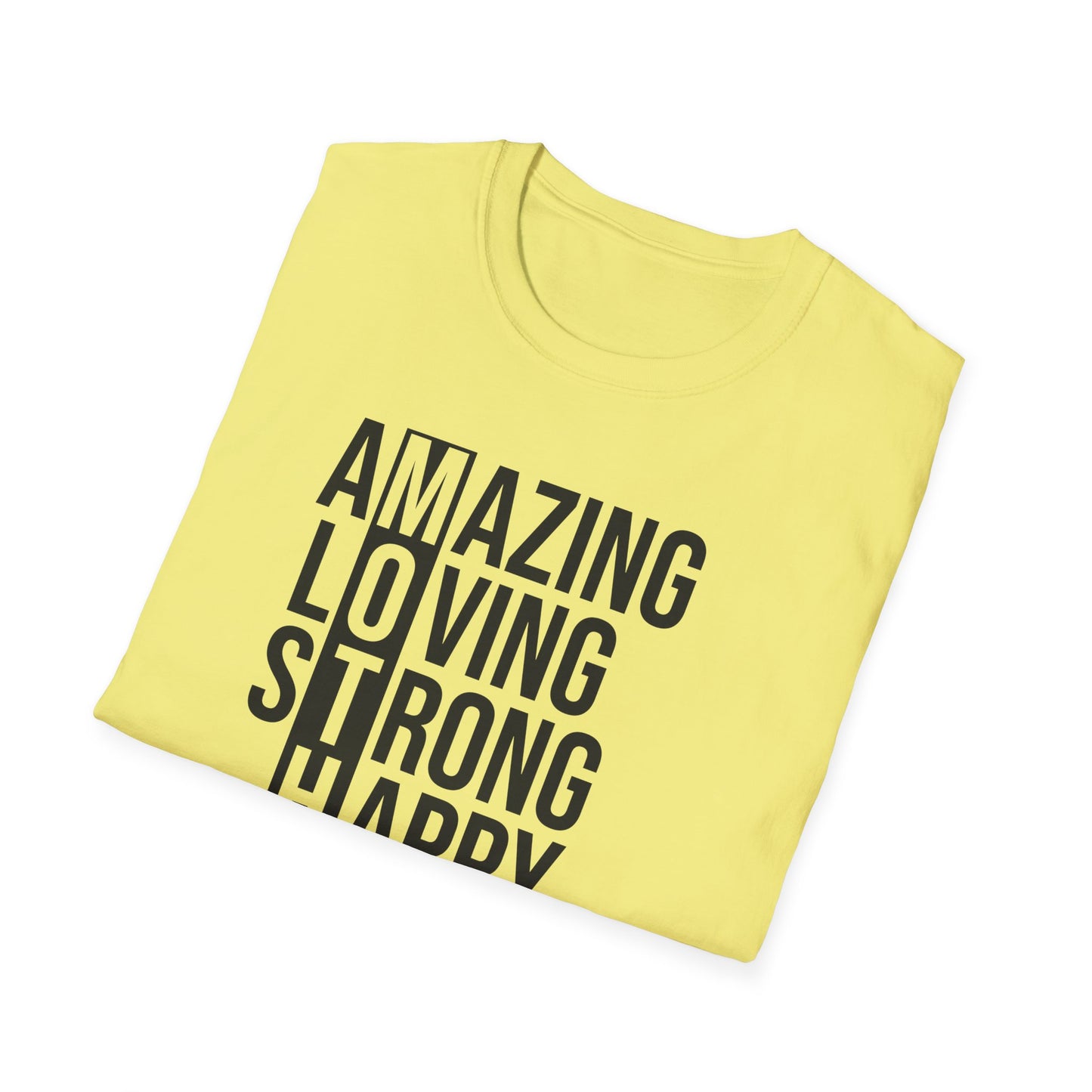 Affirmation T-Shirt - Inspirational Amazing Loving Strong Happy Selfless Graceful-MOTHER