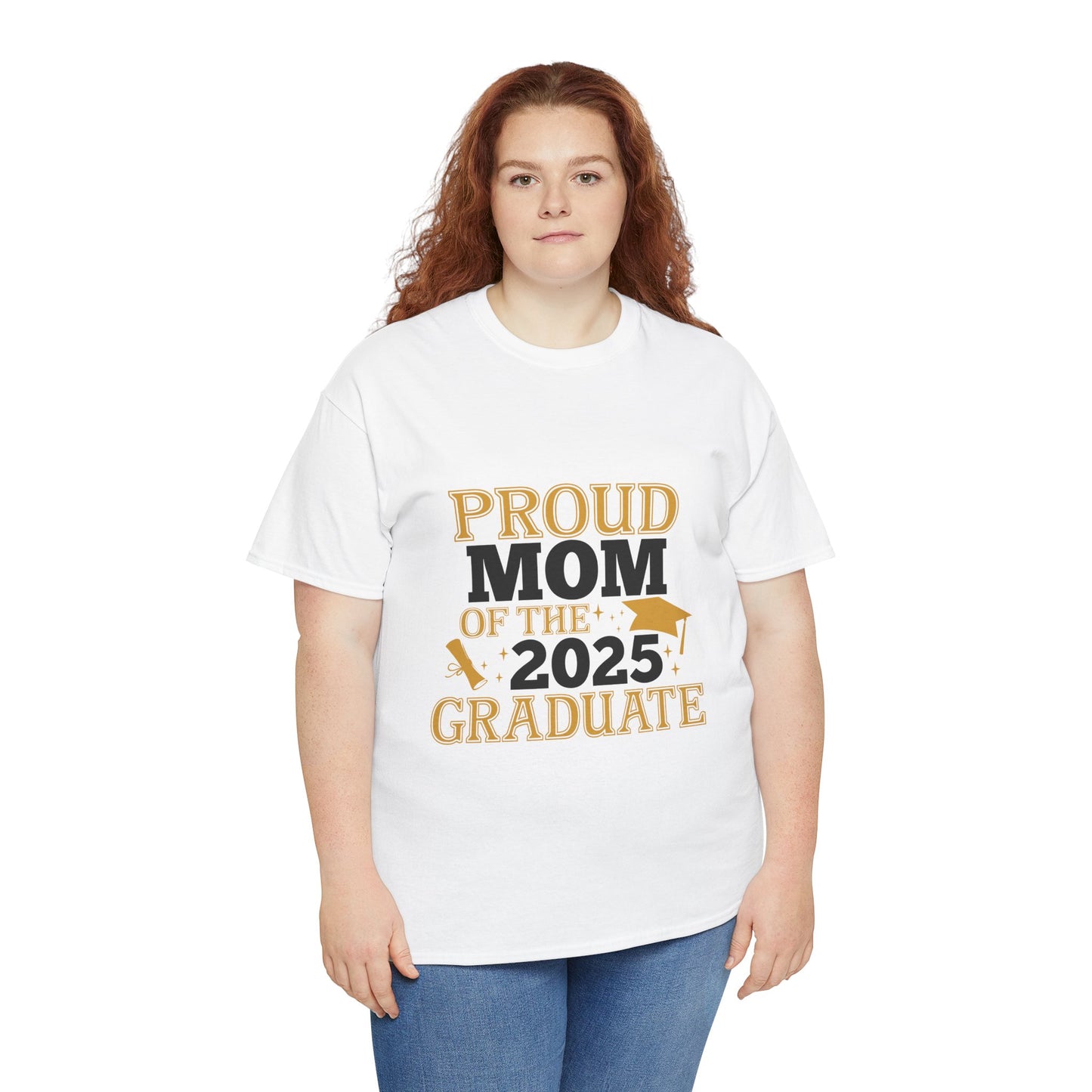 Proud Mom of the 2025 Graduate Unisex Cotton Tee