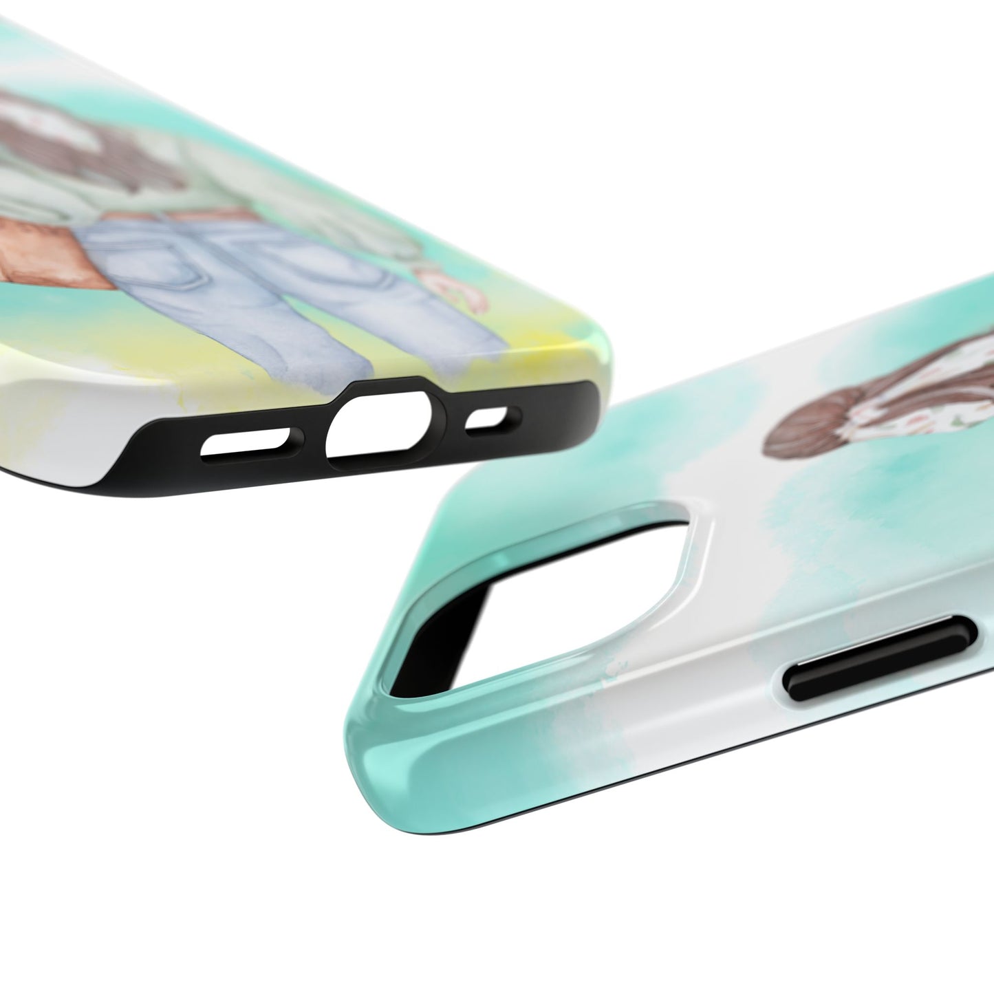 Whimsical Woman Tough Phone Case