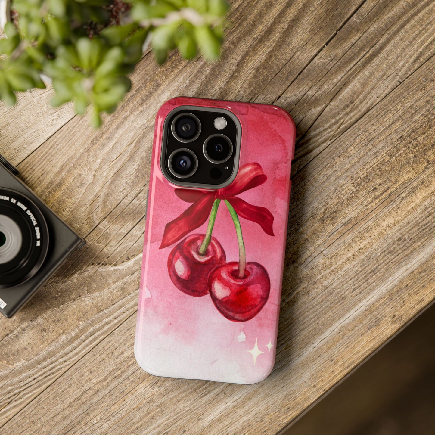 Chic Cherry Magnetic Tough Cases for iPhone
