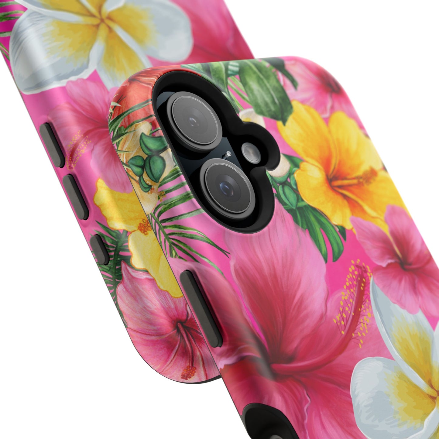 Tropical Floral MAGNETIC Phone Case - Tough, Durable, Chic Protection, Summer Vibes, Gift for Her