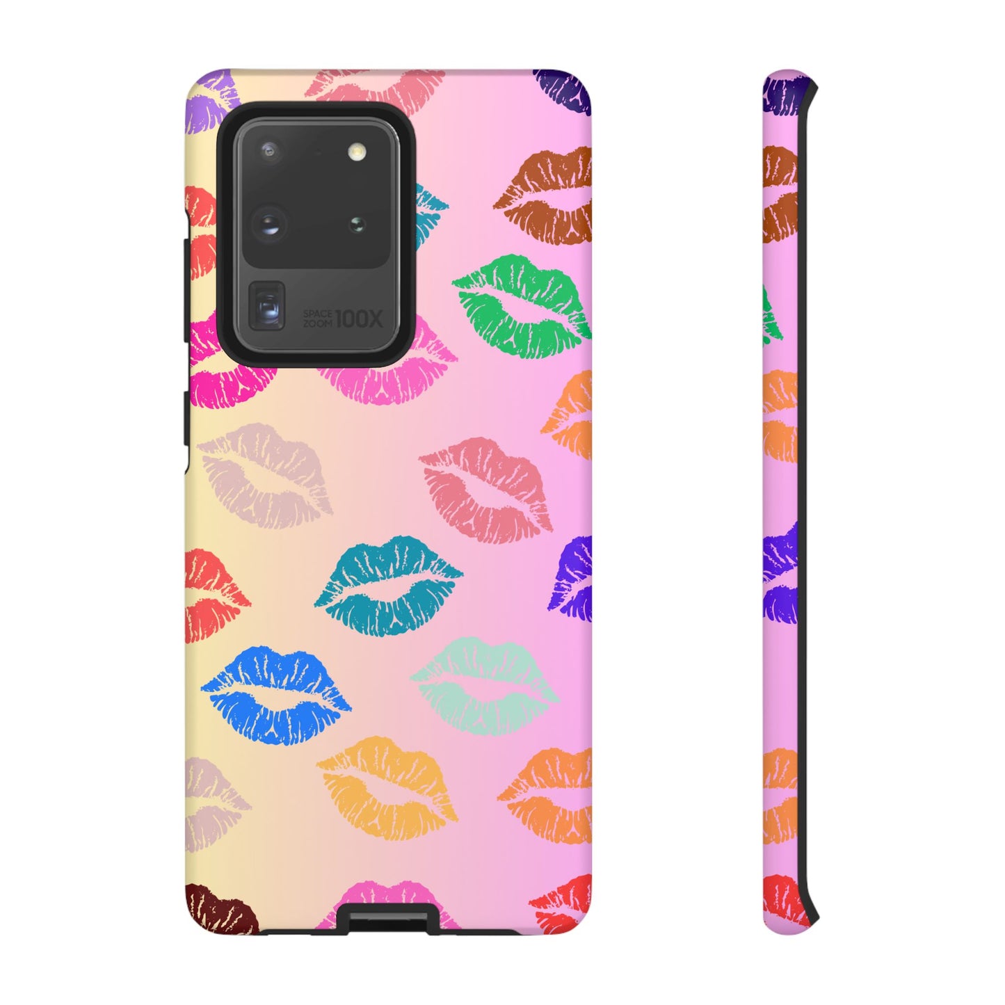 Kiss Print Tough Phone Cases Cute, Durable for Samsung