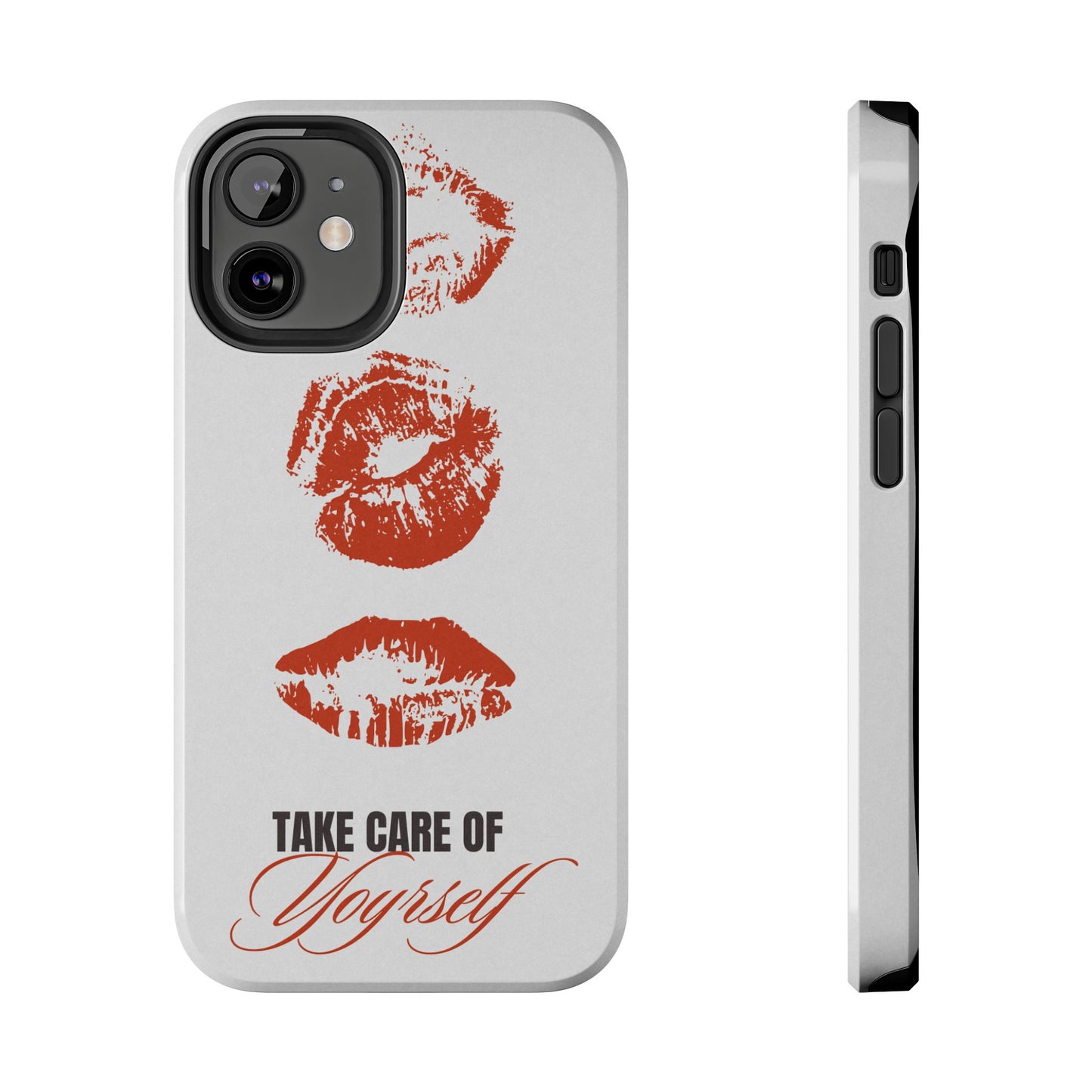 Kiss Print, Chic. Tough Phone Case