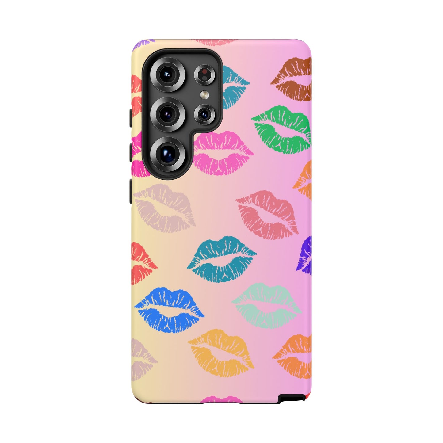 Kiss Print Tough Phone Cases Cute, Durable for Samsung