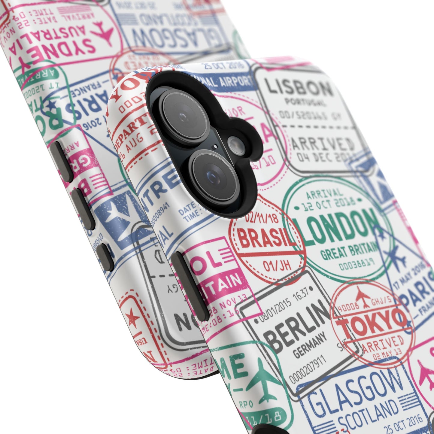 Travel-Inspired, Passport, Travelers, Adventure Stamp, Unique MAGNETIC Phone Case