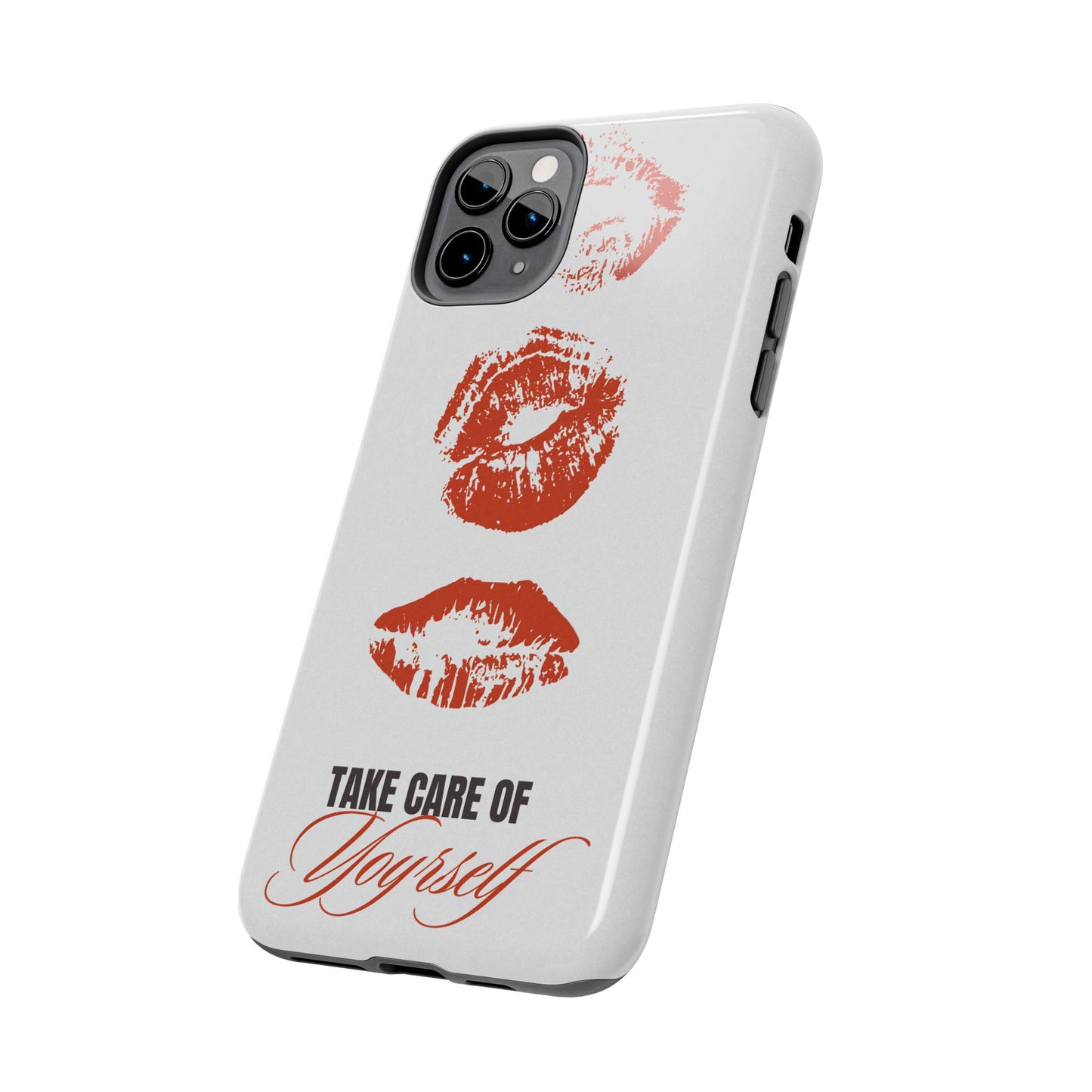 Kiss Print, Chic. Tough Phone Case