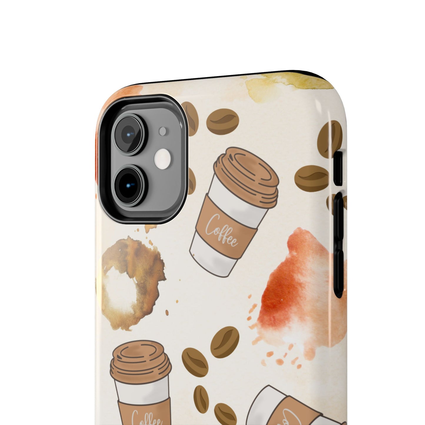 Cute, Trendy, Coffee Lover, Barista Tough Phone Cases for Iphone