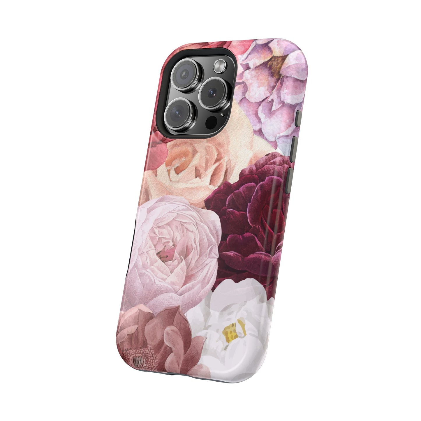 Elegant Protection for Every Occasion Floral Tough Phone Case