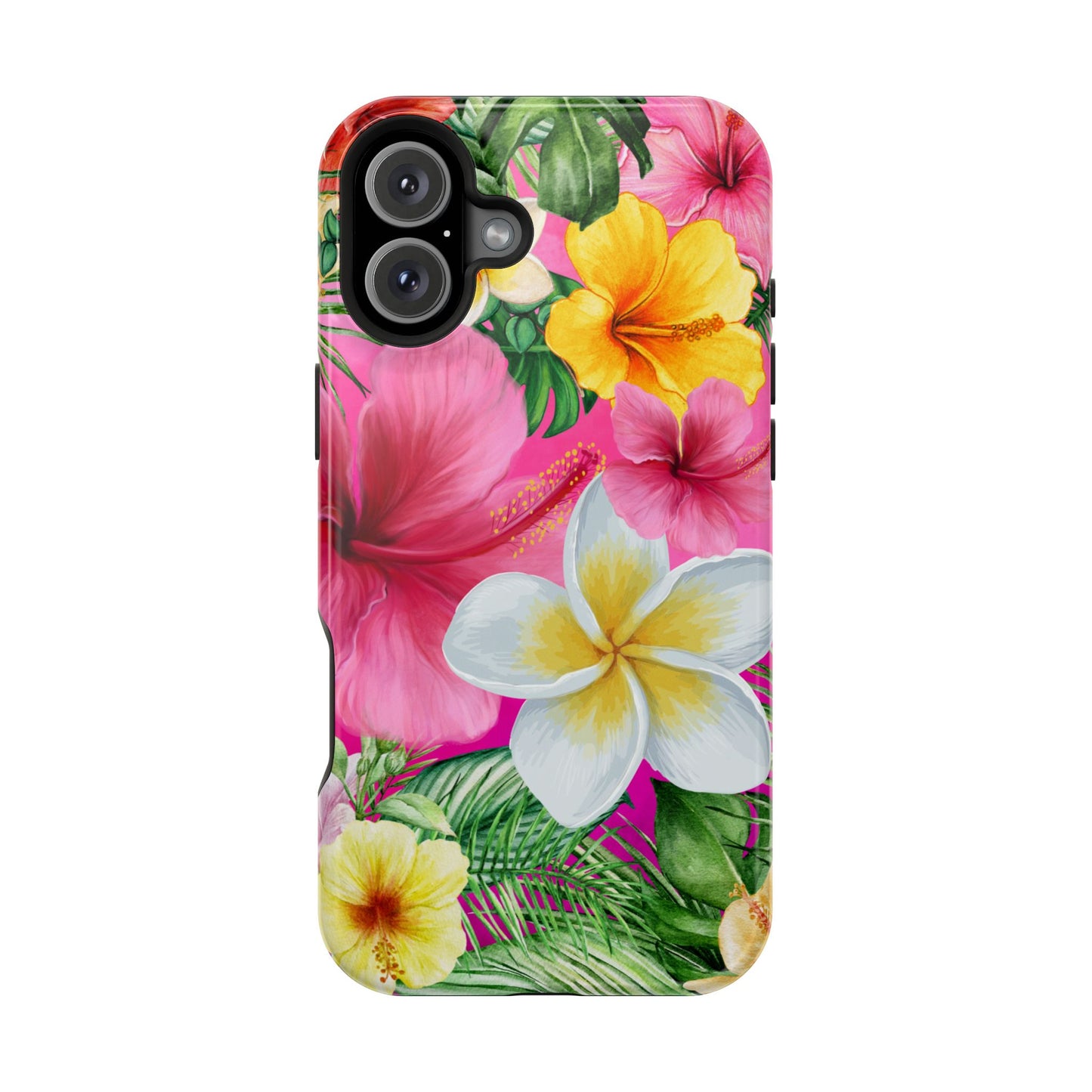 Tropical Floral MAGNETIC Phone Case - Tough, Durable, Chic Protection, Summer Vibes, Gift for Her