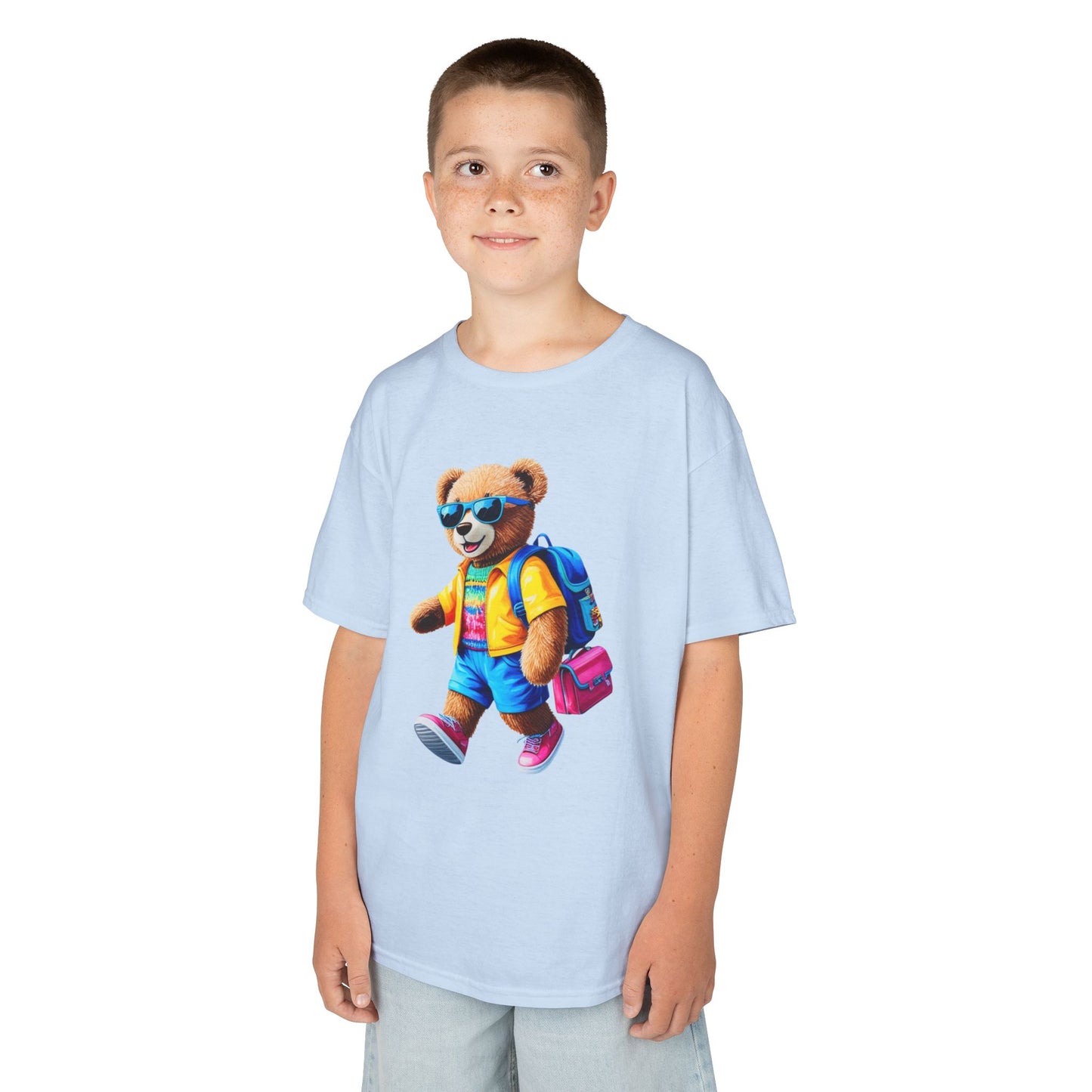 Cool Bear Kids Tee, Kids Cotton T-shirt, Cute Animal Shirt, Back to School Tee, Fun Bear Graphic Tee