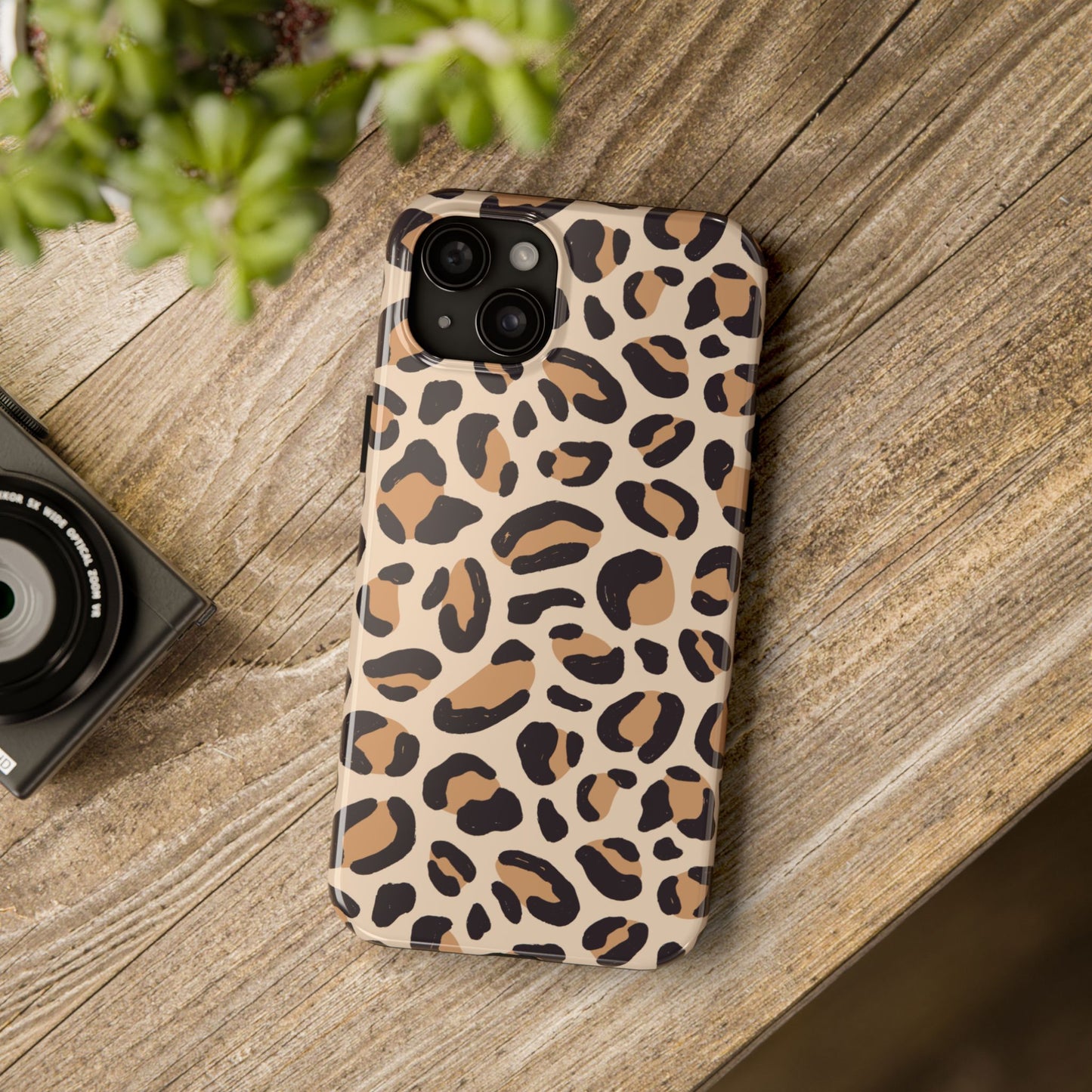 Stylish Leopard Print Tough Phone Cases