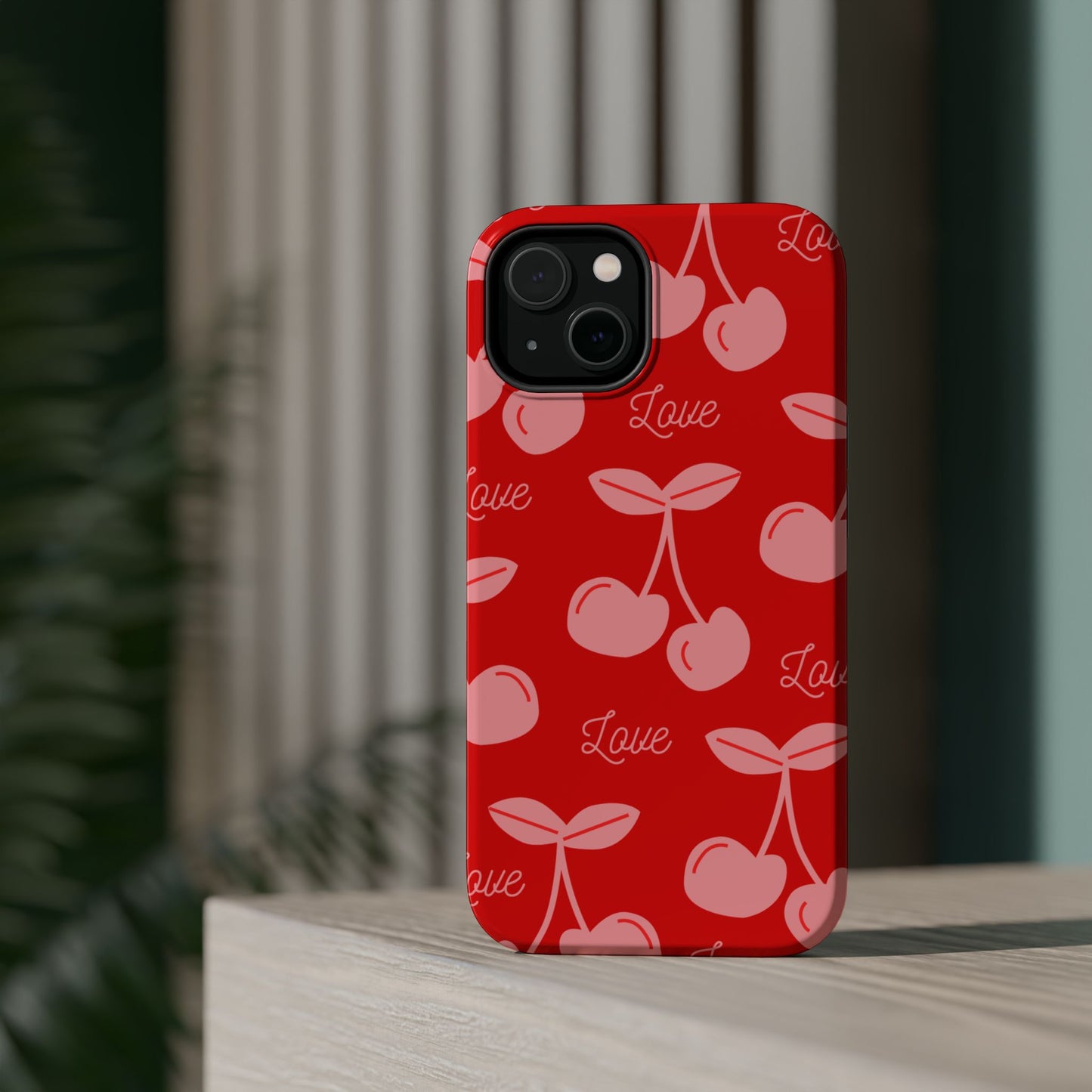 Cherry Love MAGNETIC Tough Cases, Cute Protection, Gift for Her, Valentine's Day
