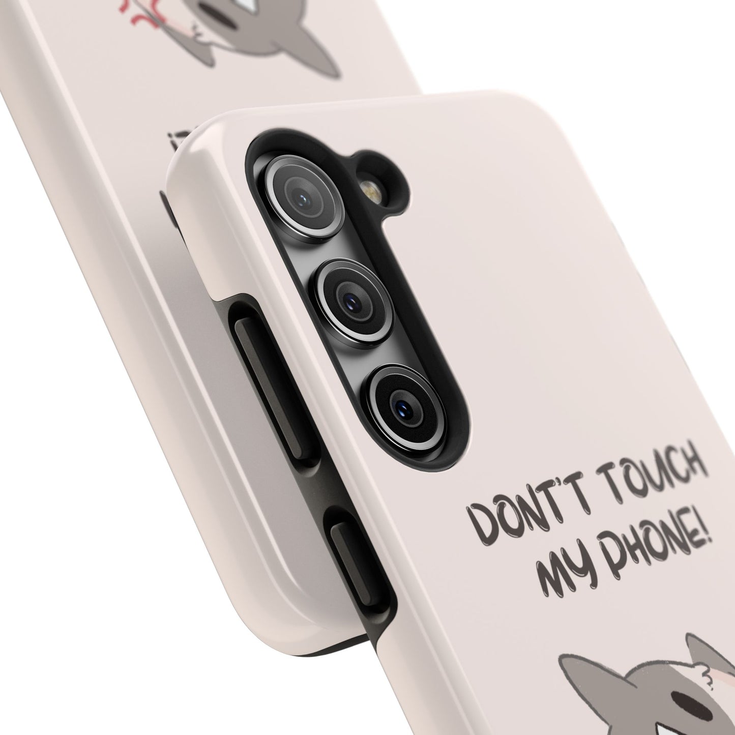 Funny Cat - Don't Touch My Phone! Tough Phone Case