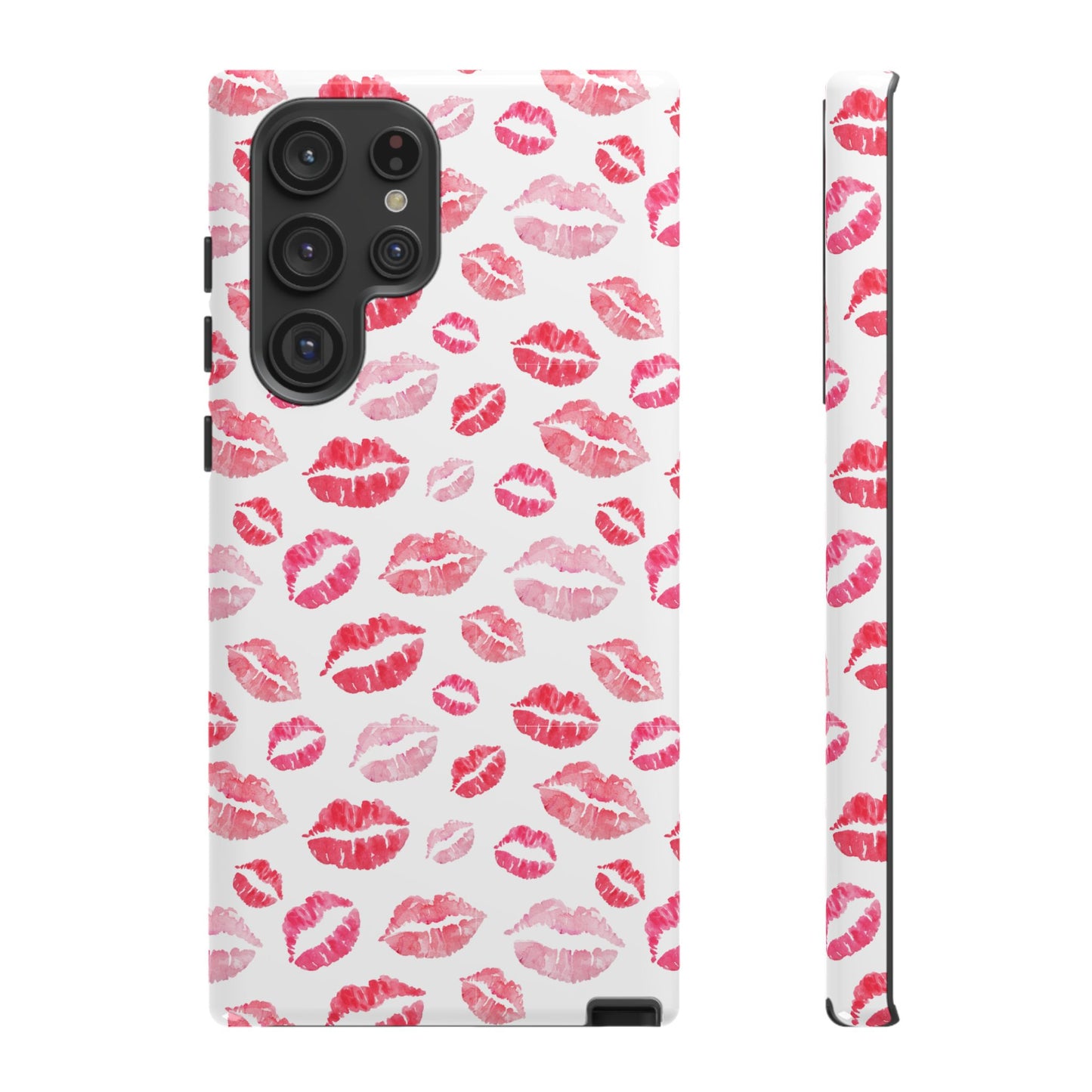 Kiss Pattern Tough Phone Cases, Cute, Unique for Samsung